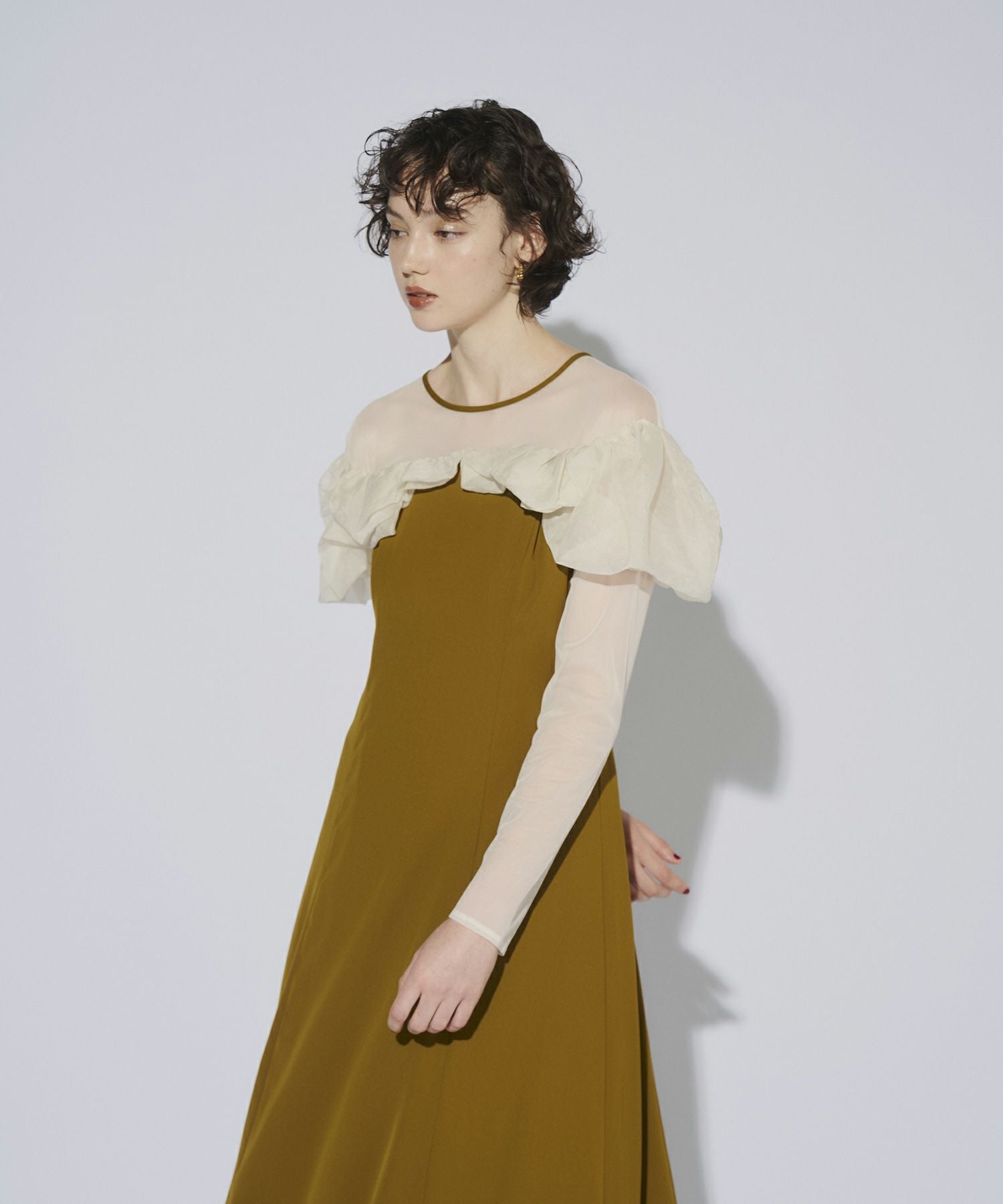frills flare dress | ANDRESD