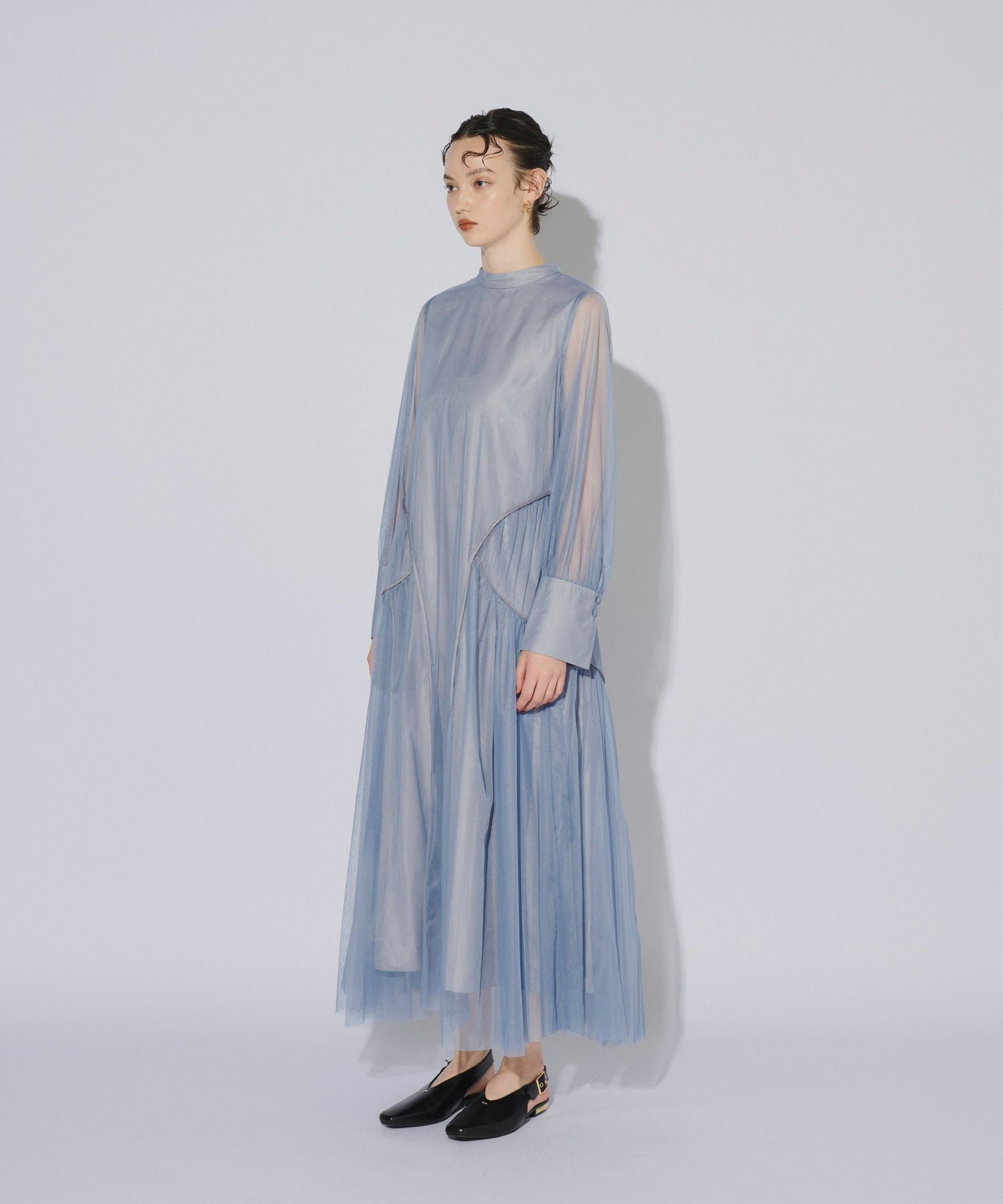 piping tulle dress | ANDRESD