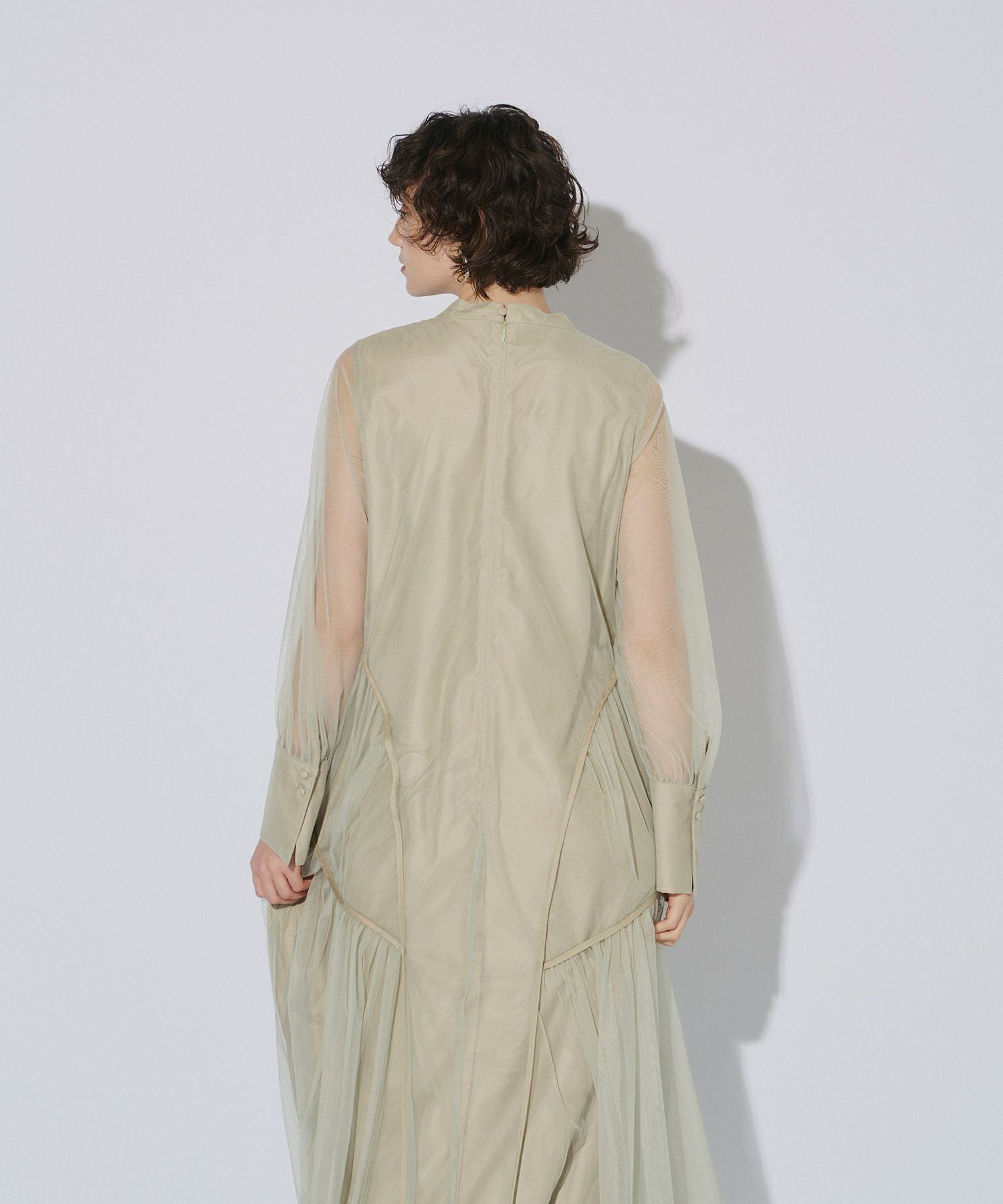 piping tulle dress | ANDRESD