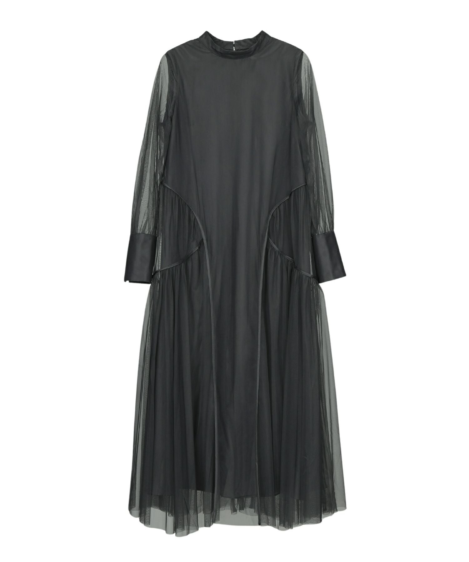 piping tulle dress | ANDRESD