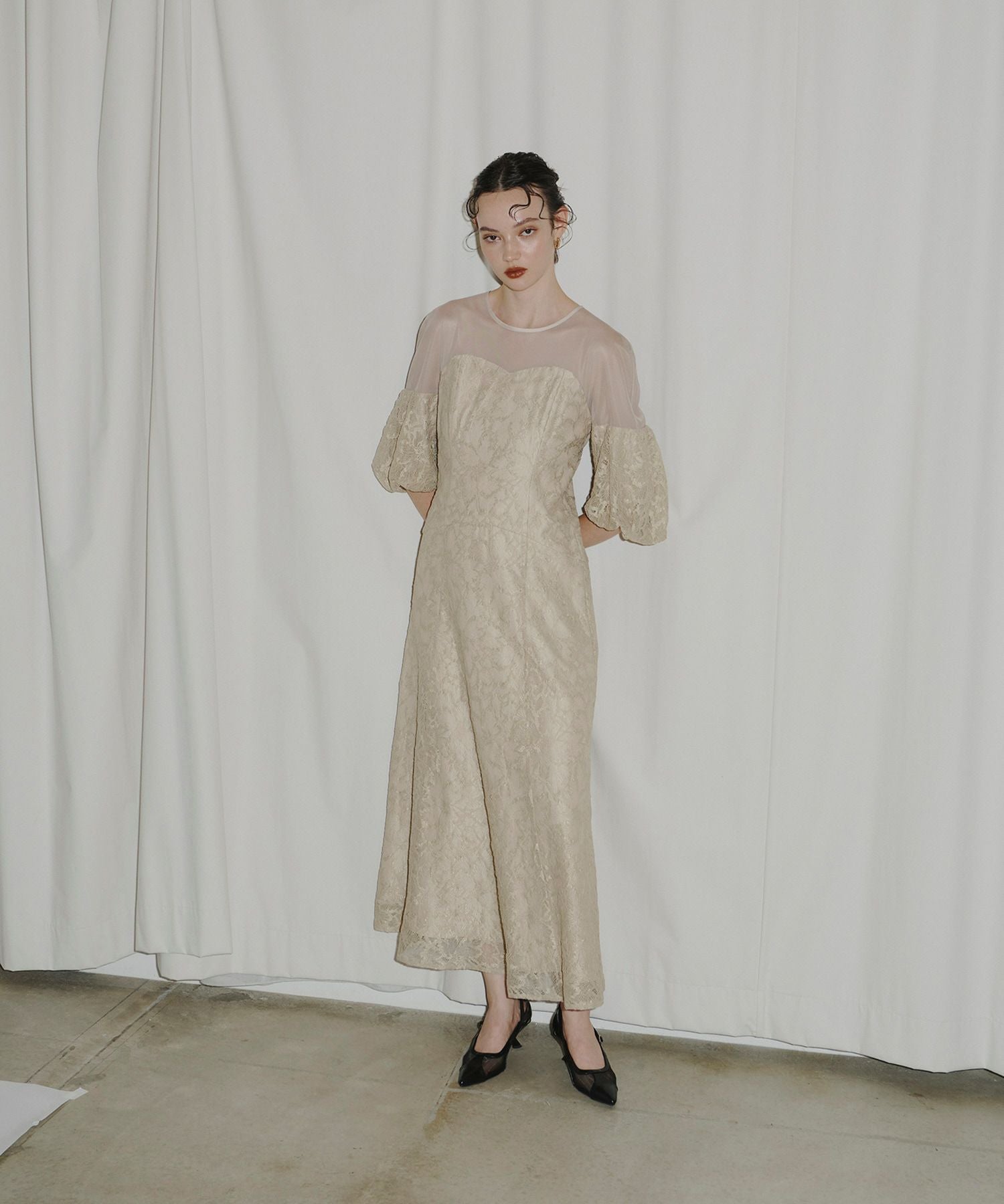 attractive lace dress | ANDRESD