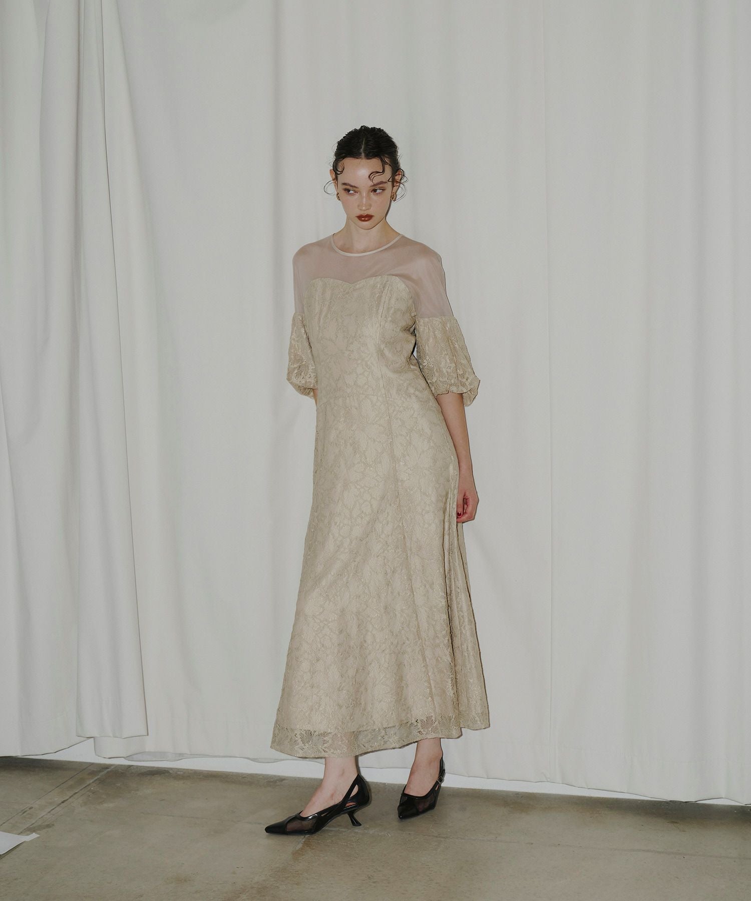 attractive lace dress | ANDRESD