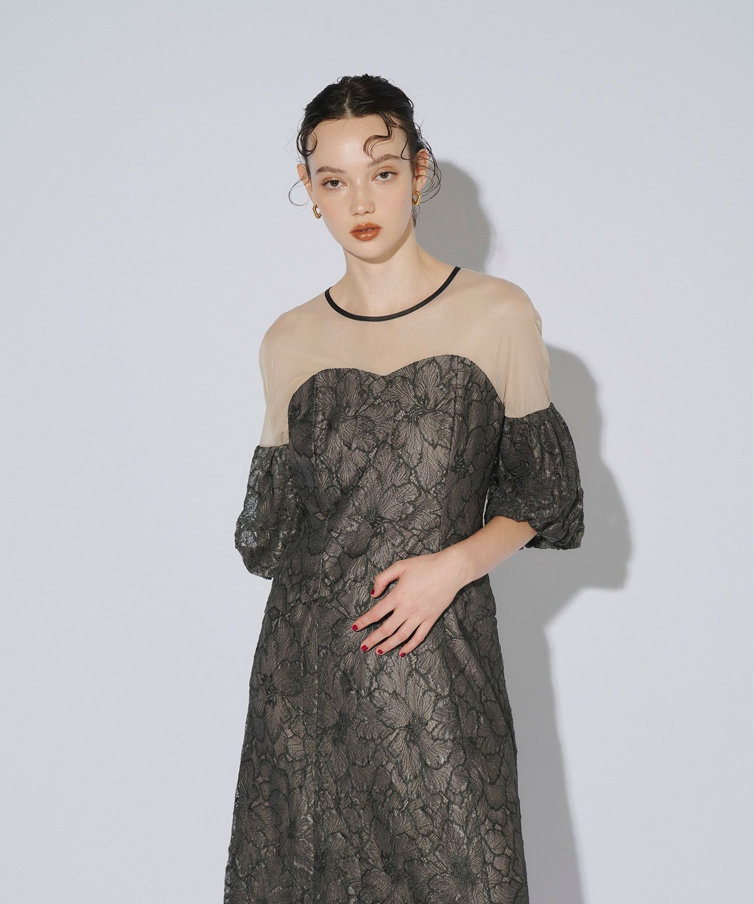 attractive lace dress | ANDRESD