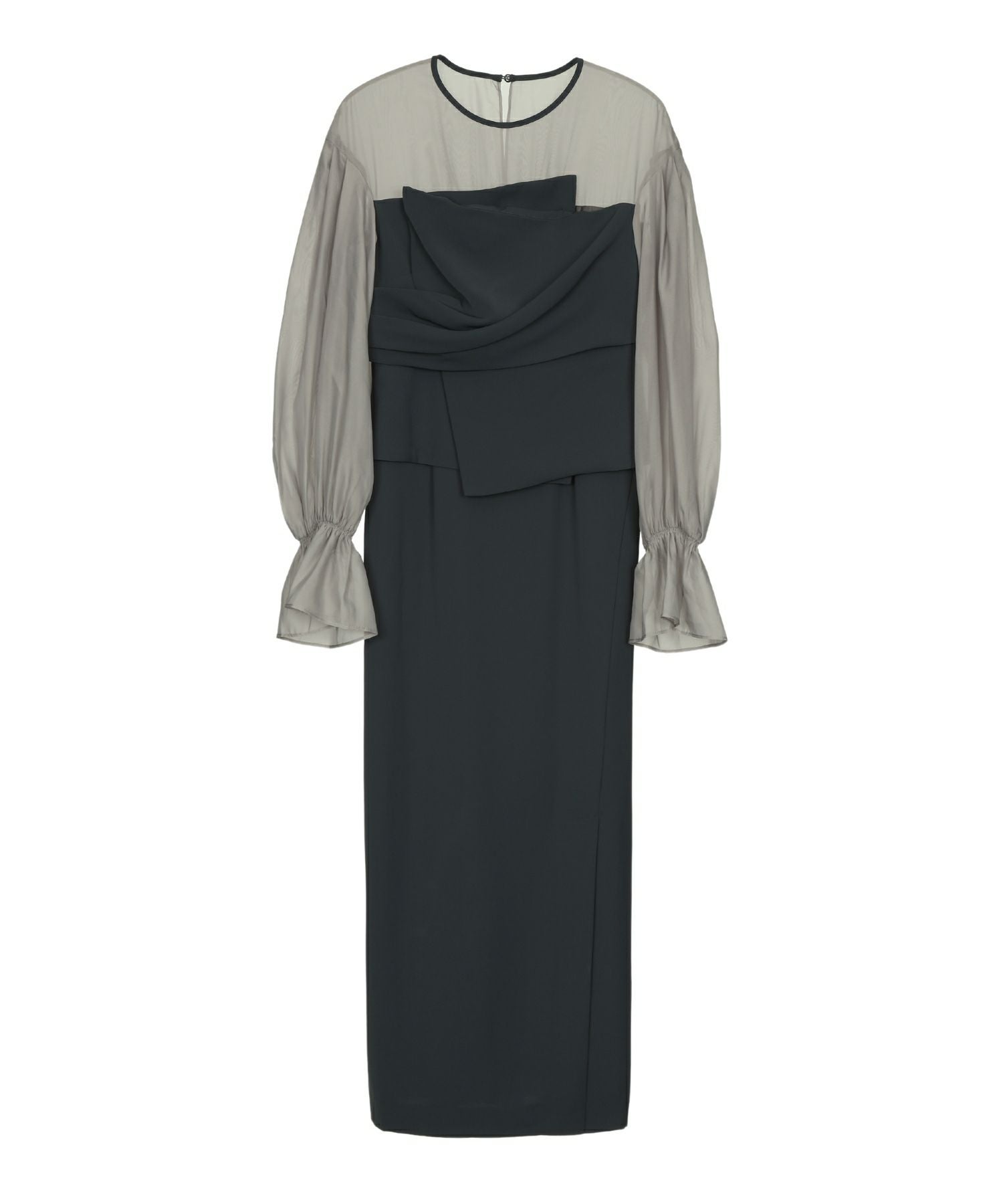 draped bustier dress | ANDRESD