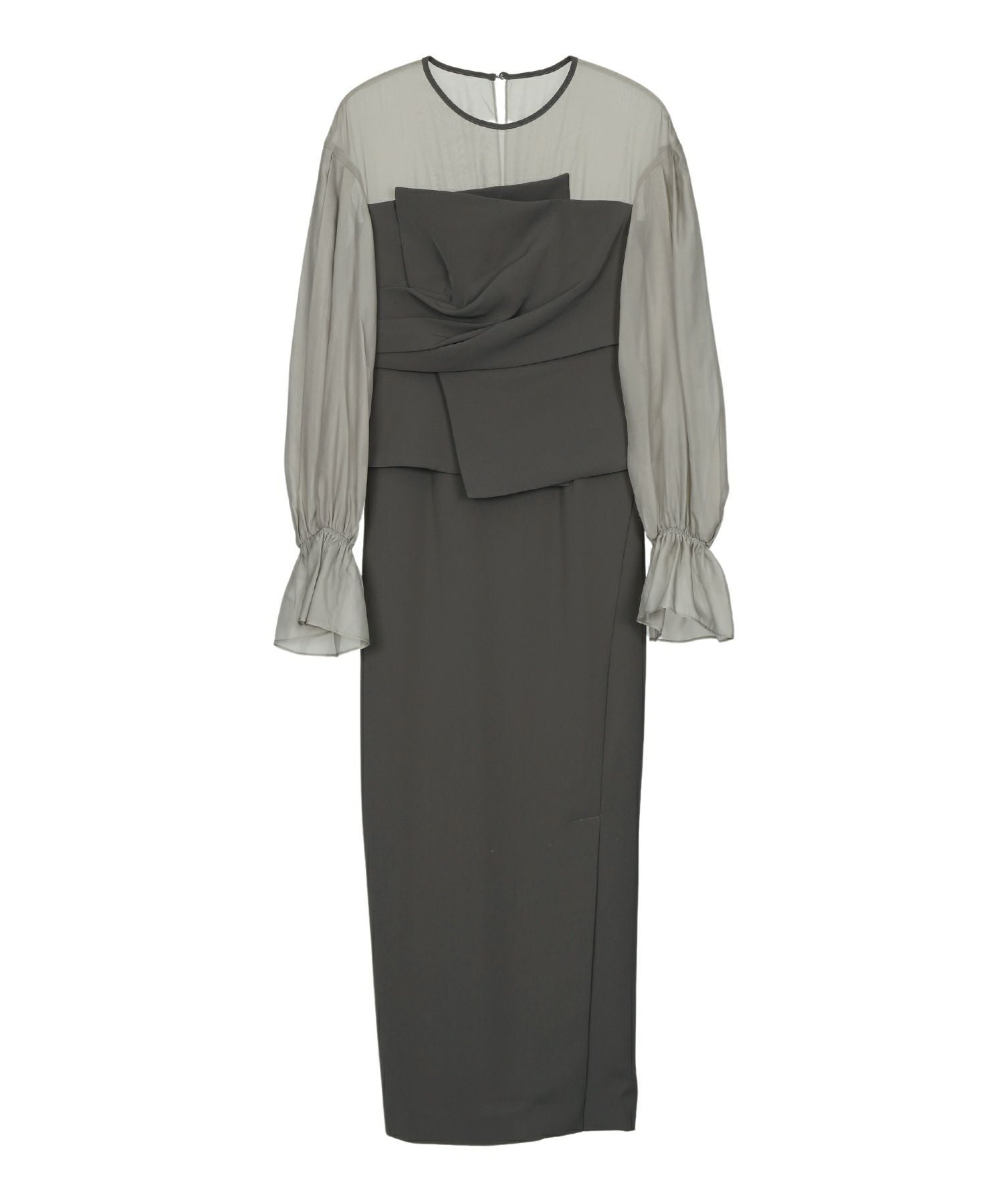 draped bustier dress | ANDRESD