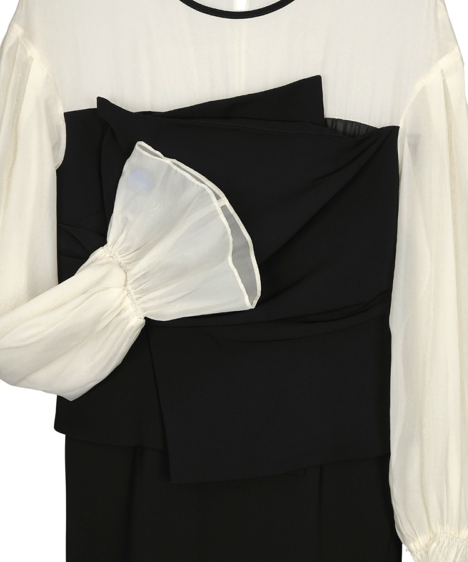 draped bustier dress | ANDRESD