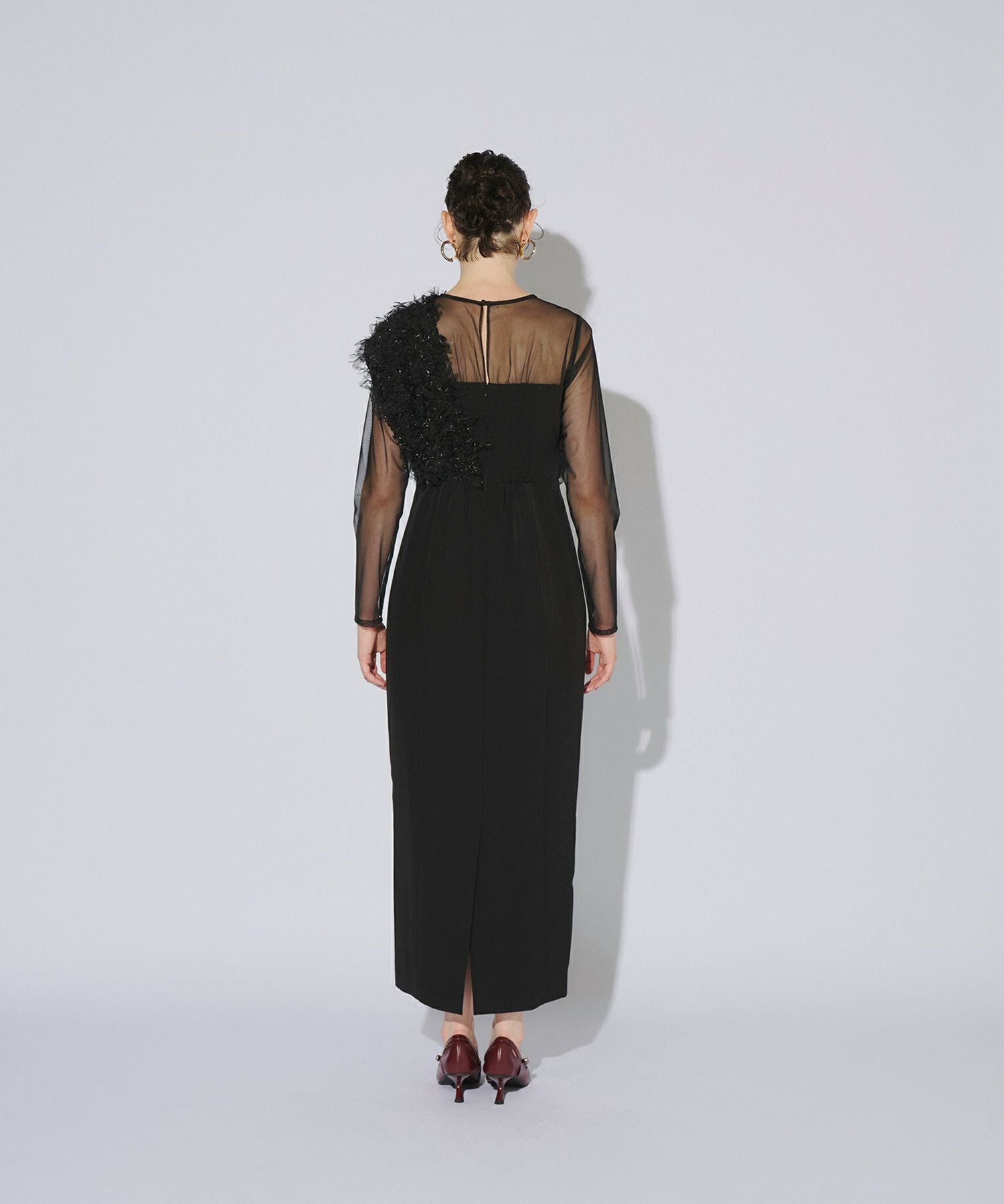 fringe glitter knot dress | ANDRESD