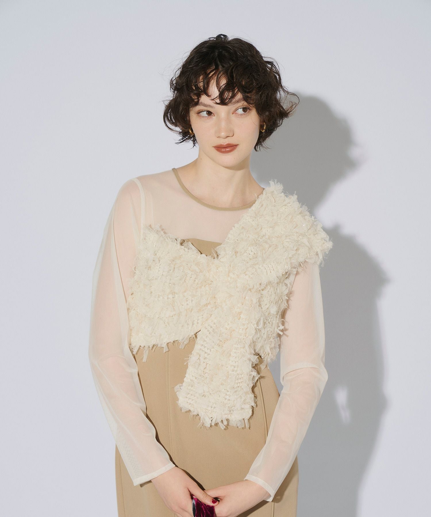 fringe glitter knot dress | ANDRESD