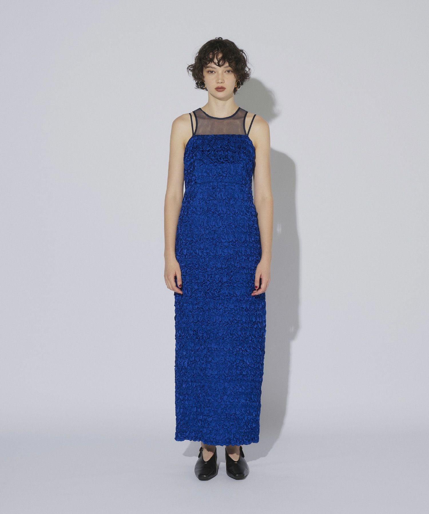 ANDRESD アンドレスド　smocking patterns dress M smocking patterns dress | ANDRESD