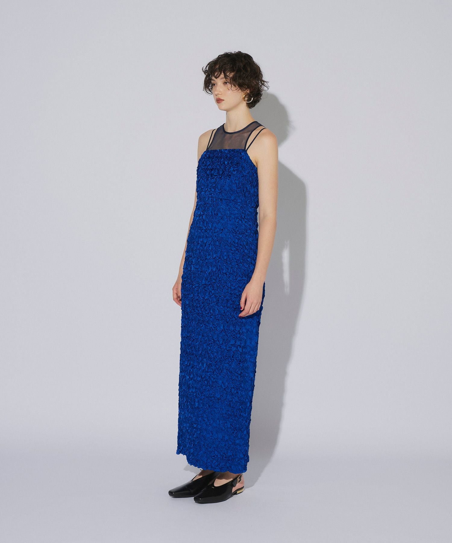 ANDRESD アンドレスド　smocking patterns dress M smocking patterns dress | ANDRESD