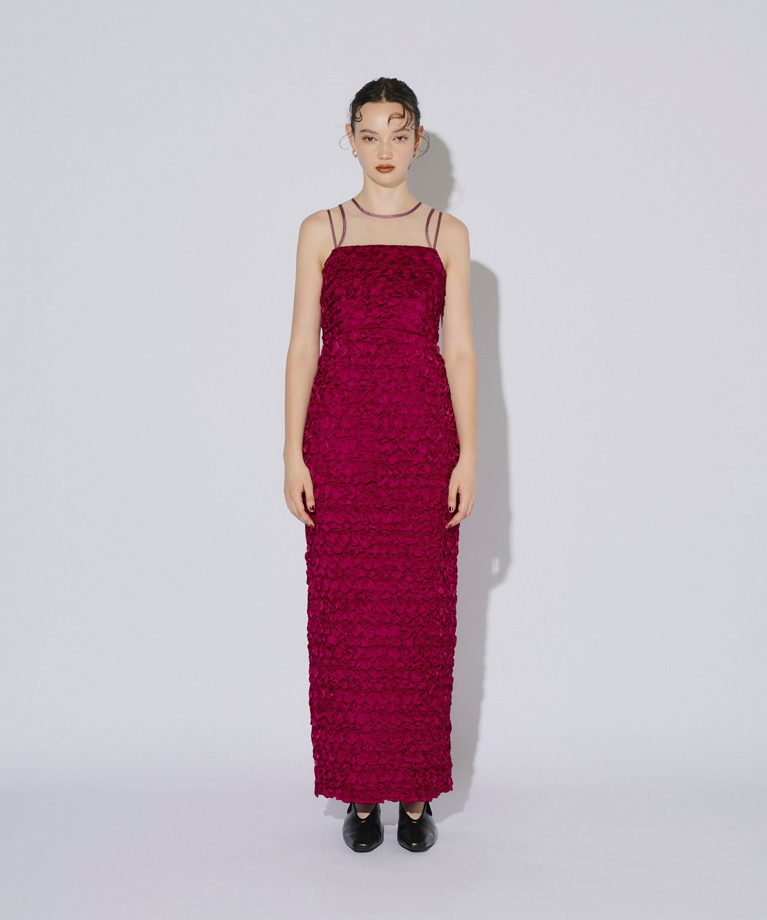 ANDRESD アンドレスド　smocking patterns dress M smocking patterns dress | ANDRESD