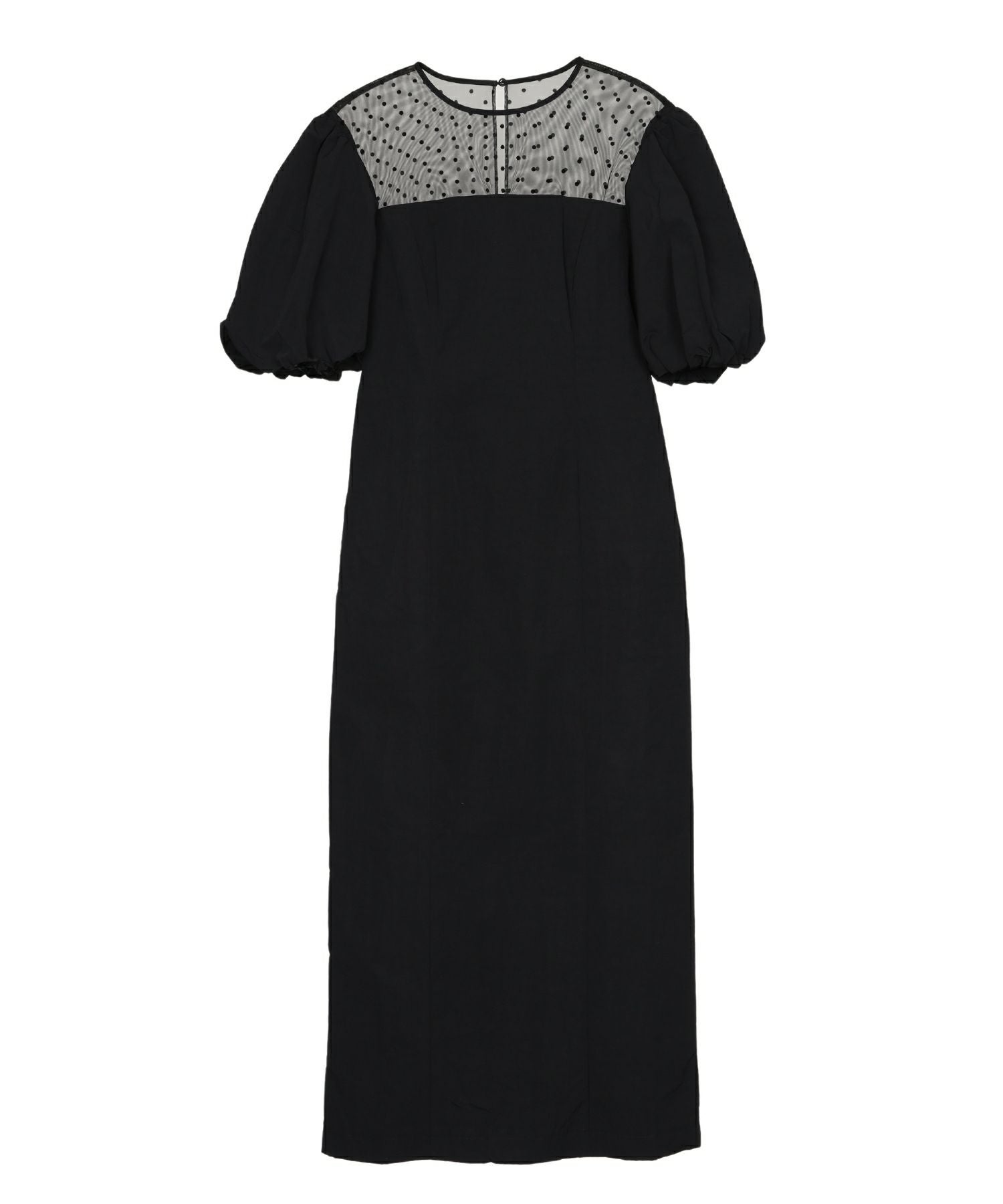 decollete dot dress | ANDRESD