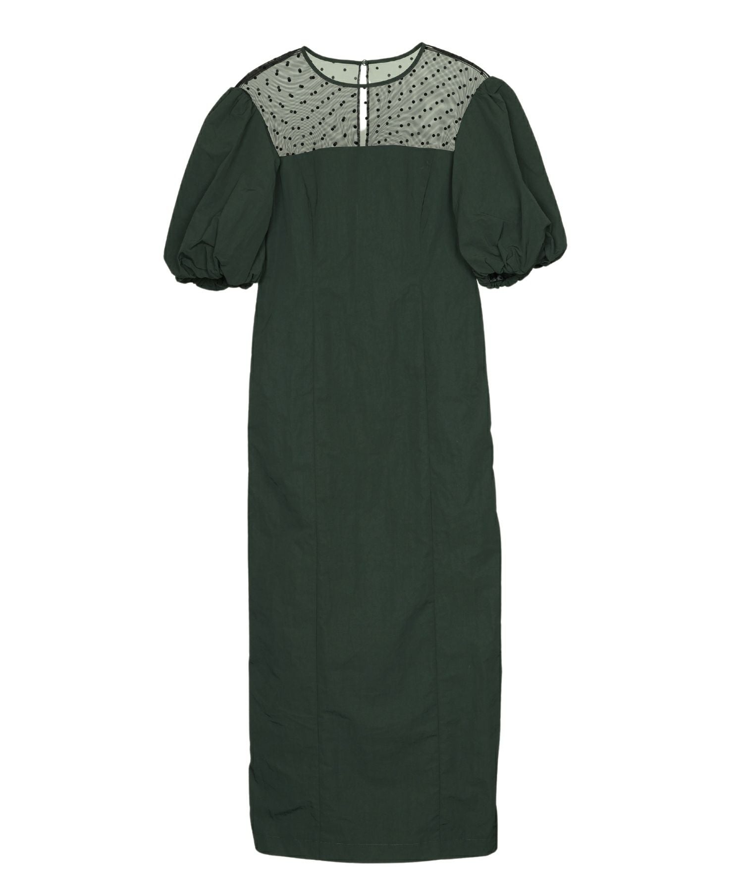 decollete dot dress | ANDRESD