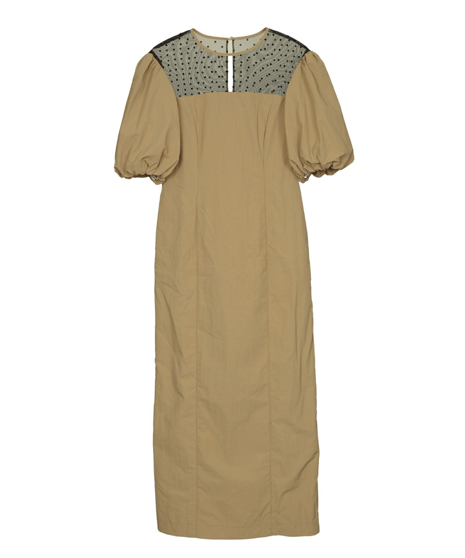 decollete dot dress | ANDRESD