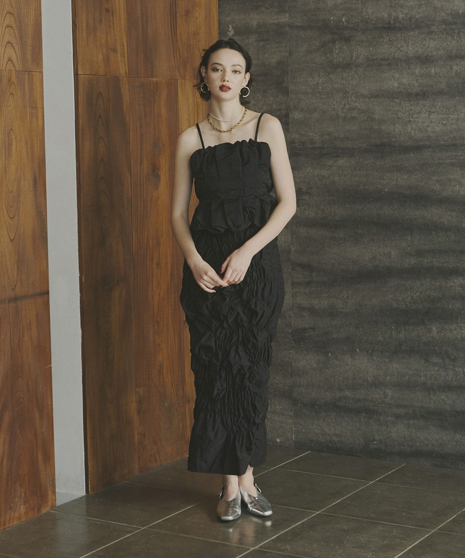 frills flare dress | ANDRESD