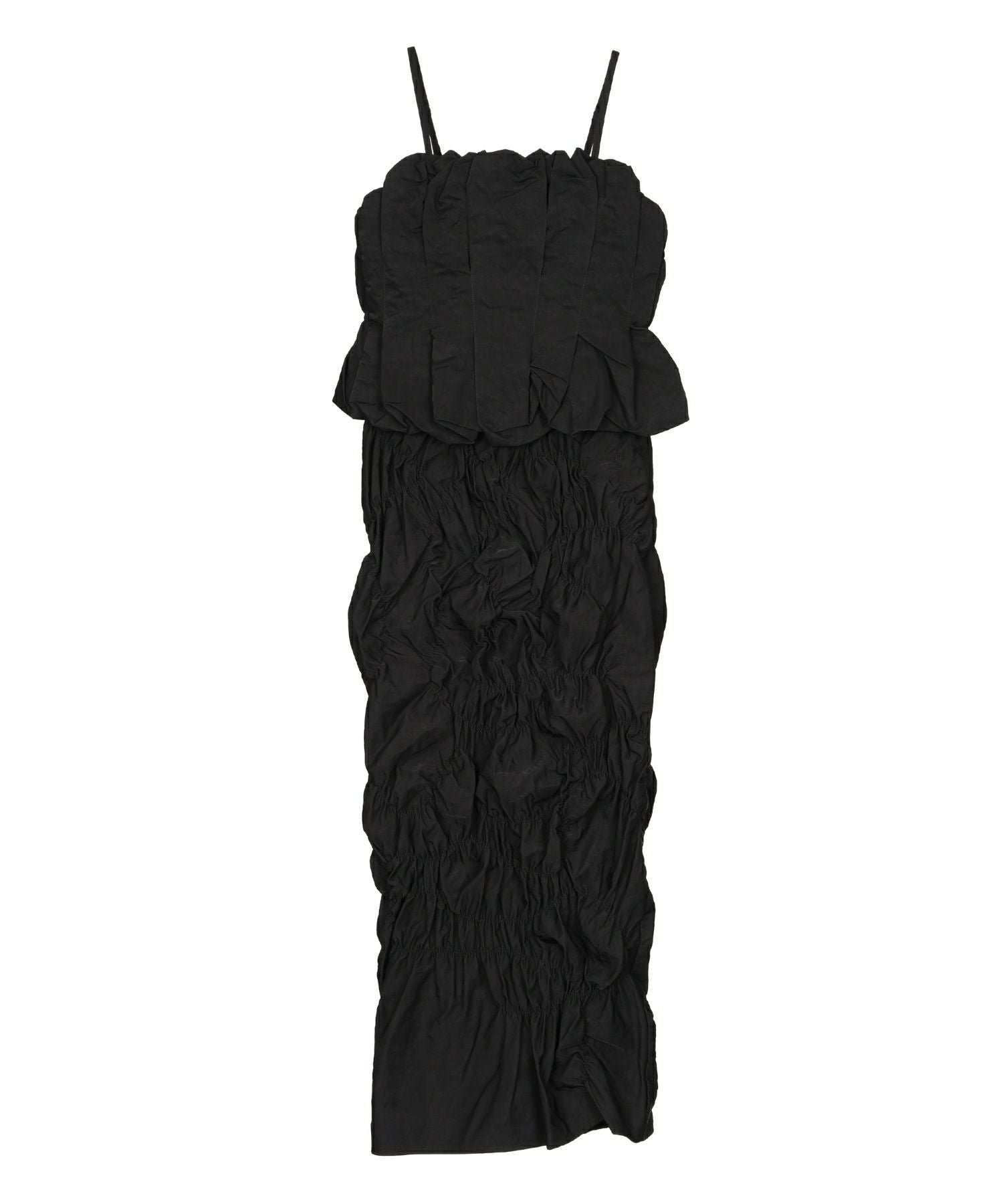 random shirring setup dress | ANDRESD