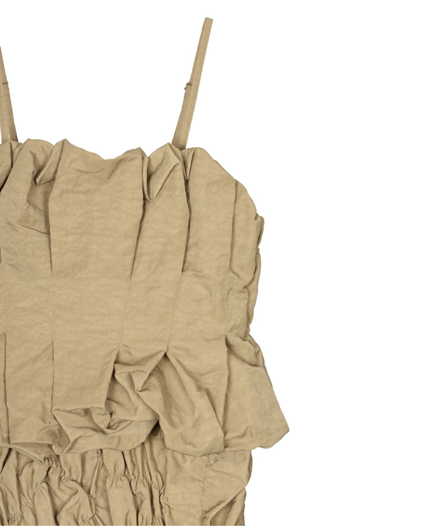 random shirring setup dress | ANDRESD