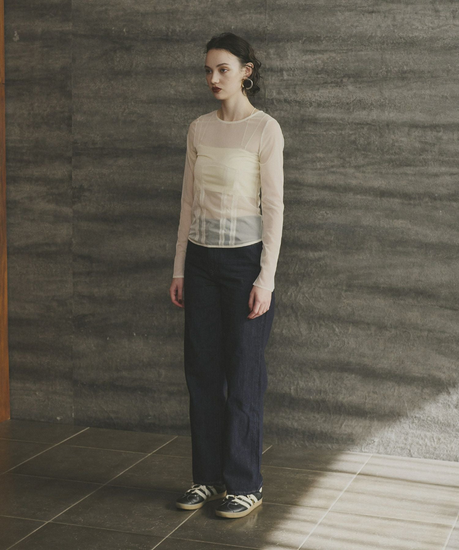 corset style sheer tops | ANDRESD