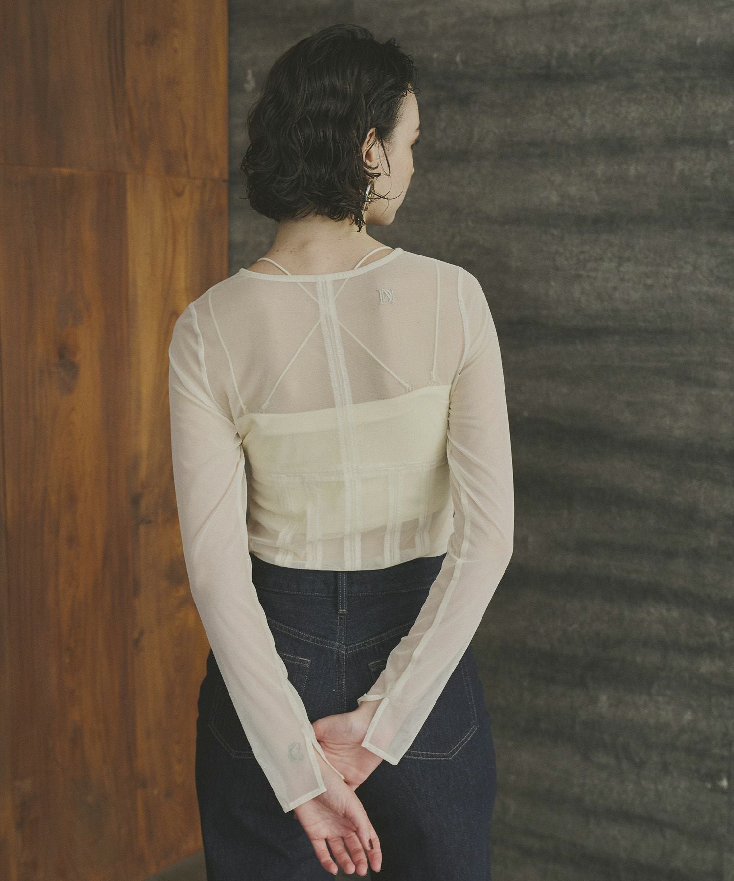 corset style sheer tops | ANDRESD