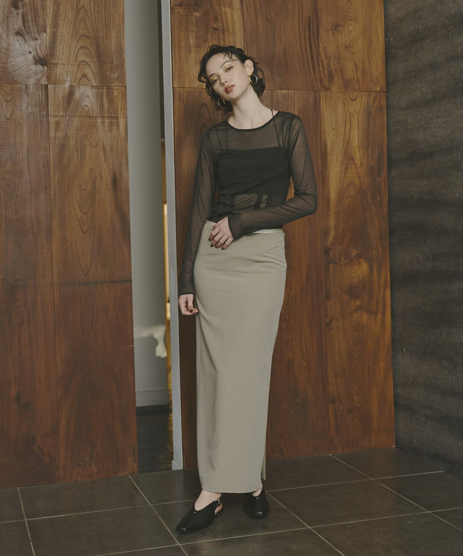 corset style sheer tops | ANDRESD