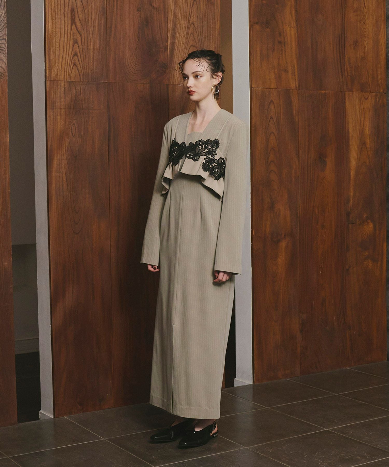 M*A様 ANDRESD　pinstripe tailored bustier pinstripe tailored bustier dress | ANDRESD