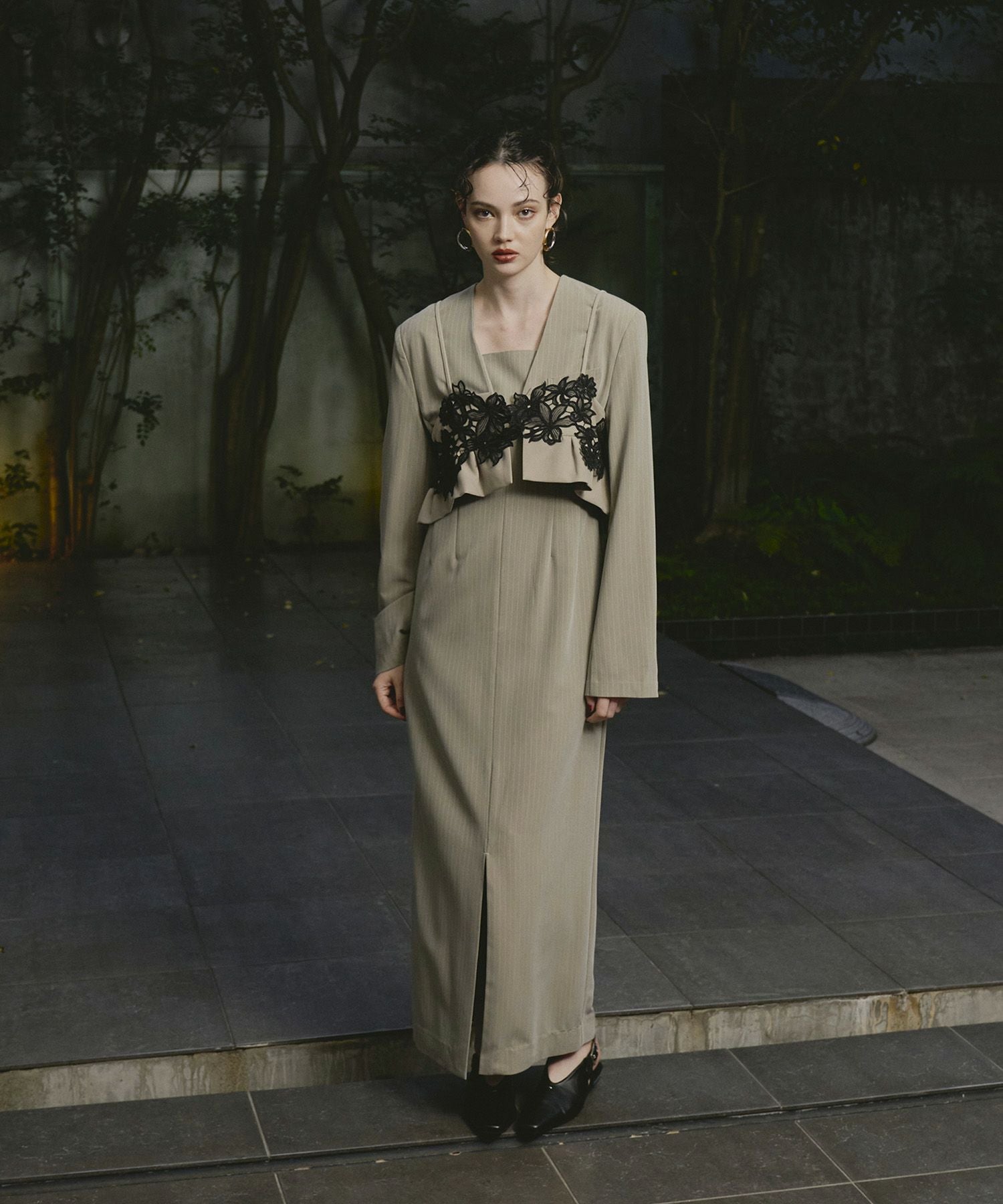 M*A様 ANDRESD　pinstripe tailored bustier pinstripe tailored bustier dress | ANDRESD