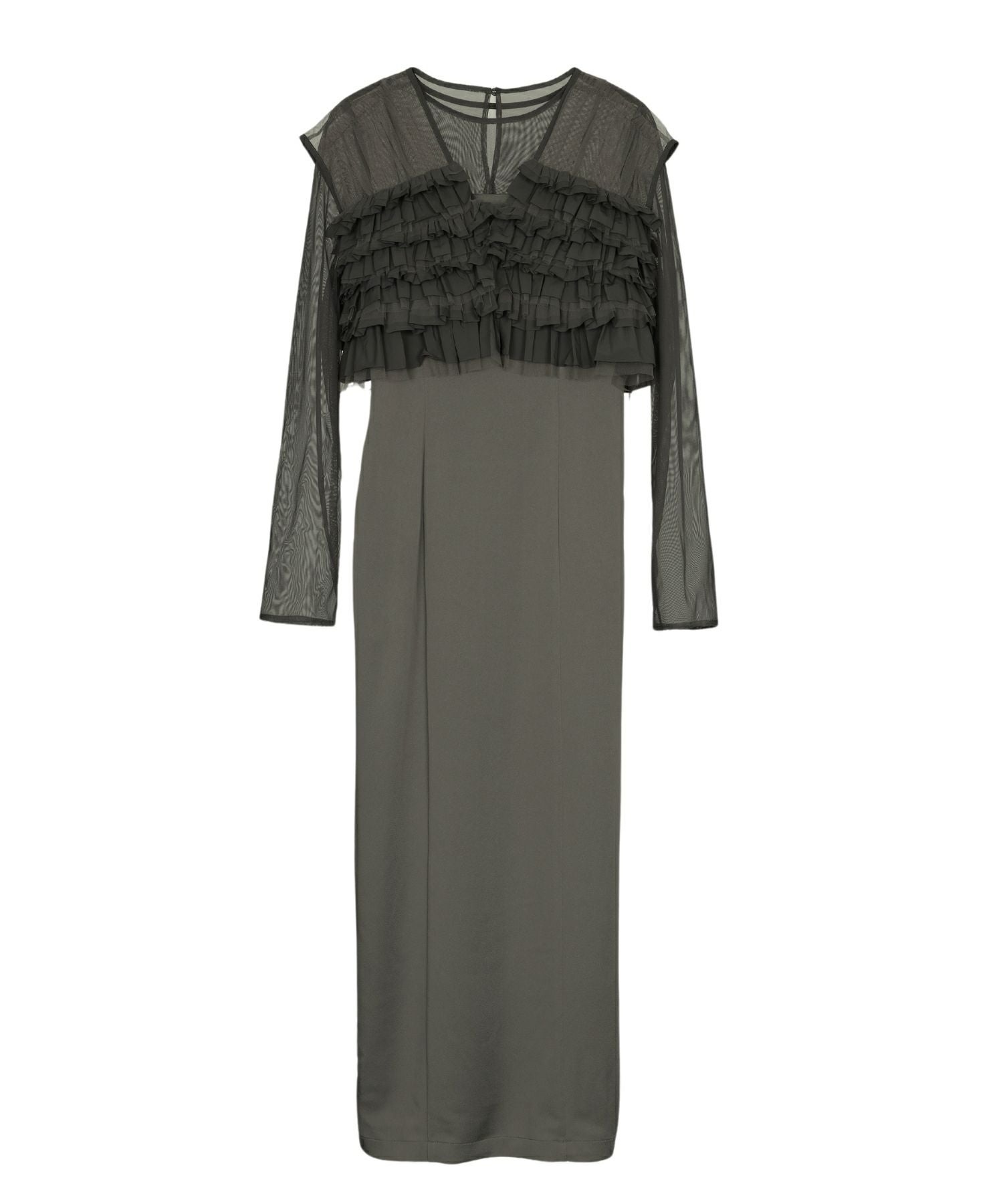 taffeta tulle vest set dress | ANDRESD