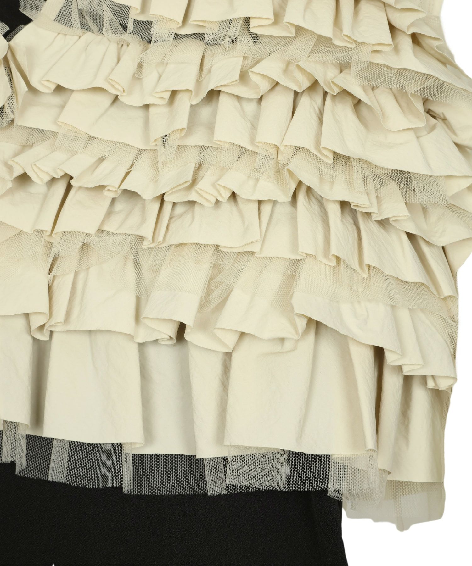 taffeta tulle vest set dress | ANDRESD