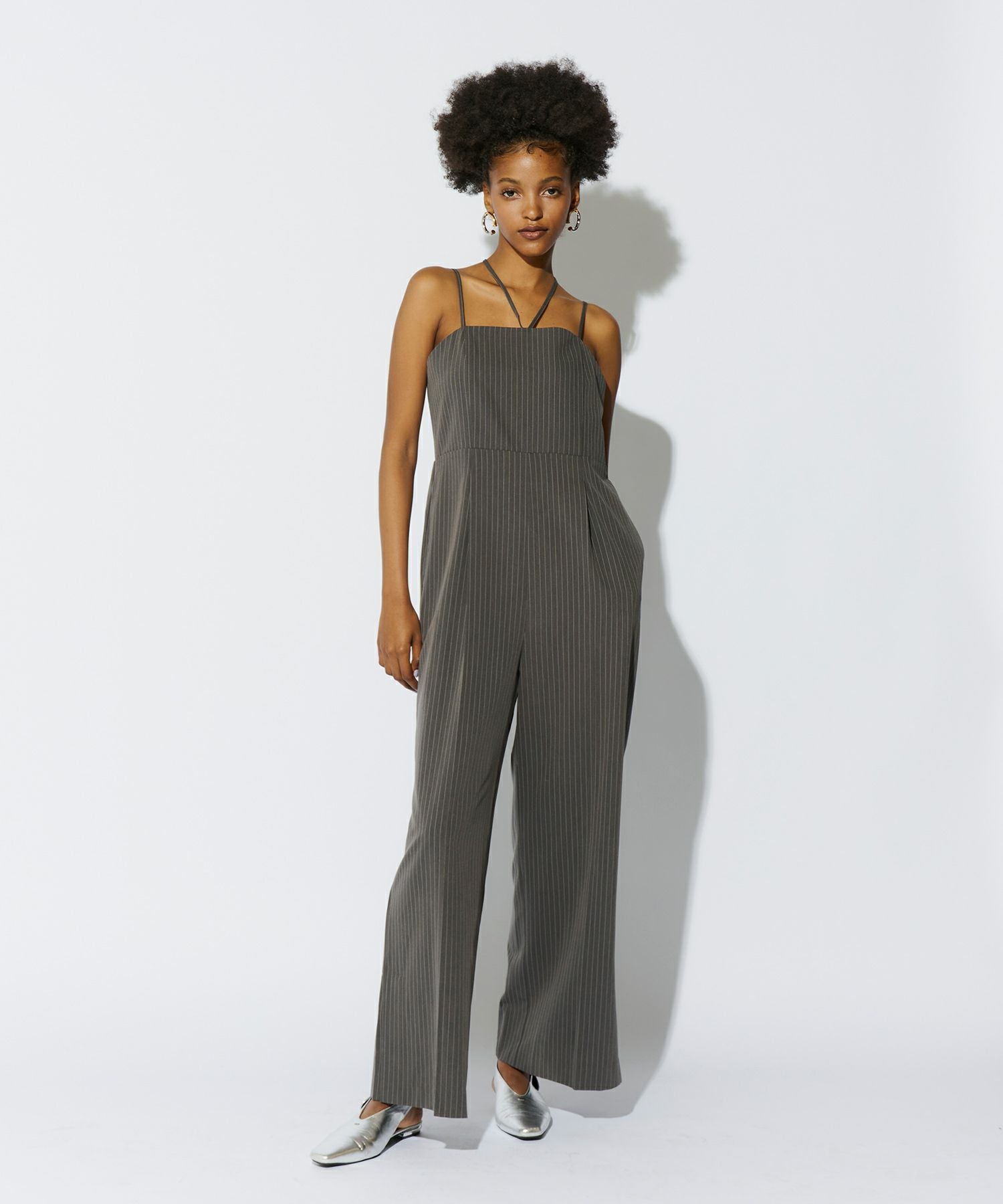 pinstripe all in one dress | ANDRESD