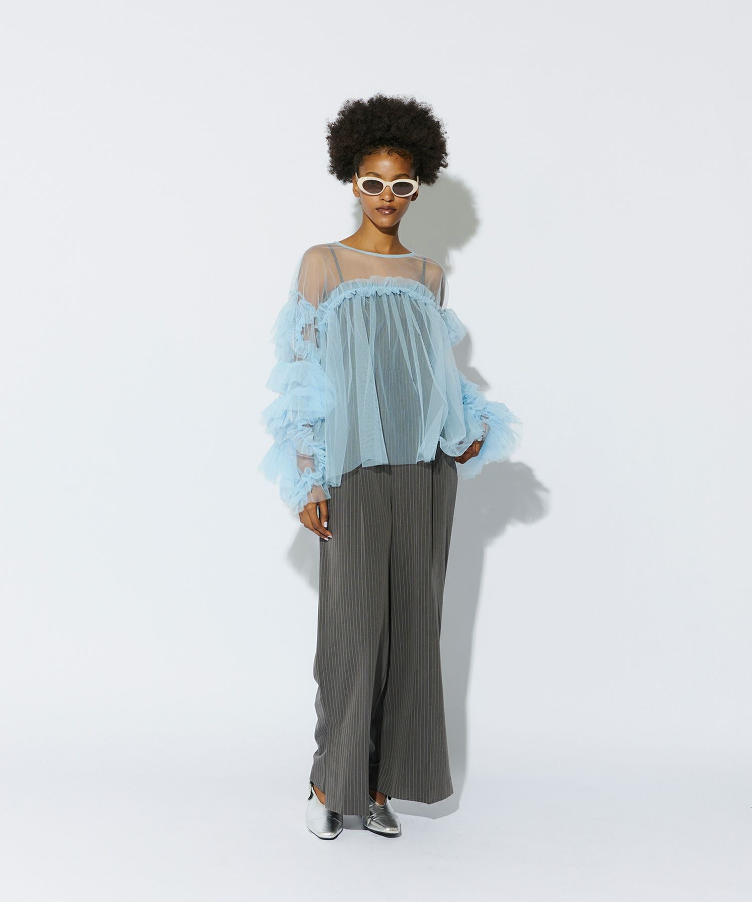 pinstripe all in one dress | ANDRESD
