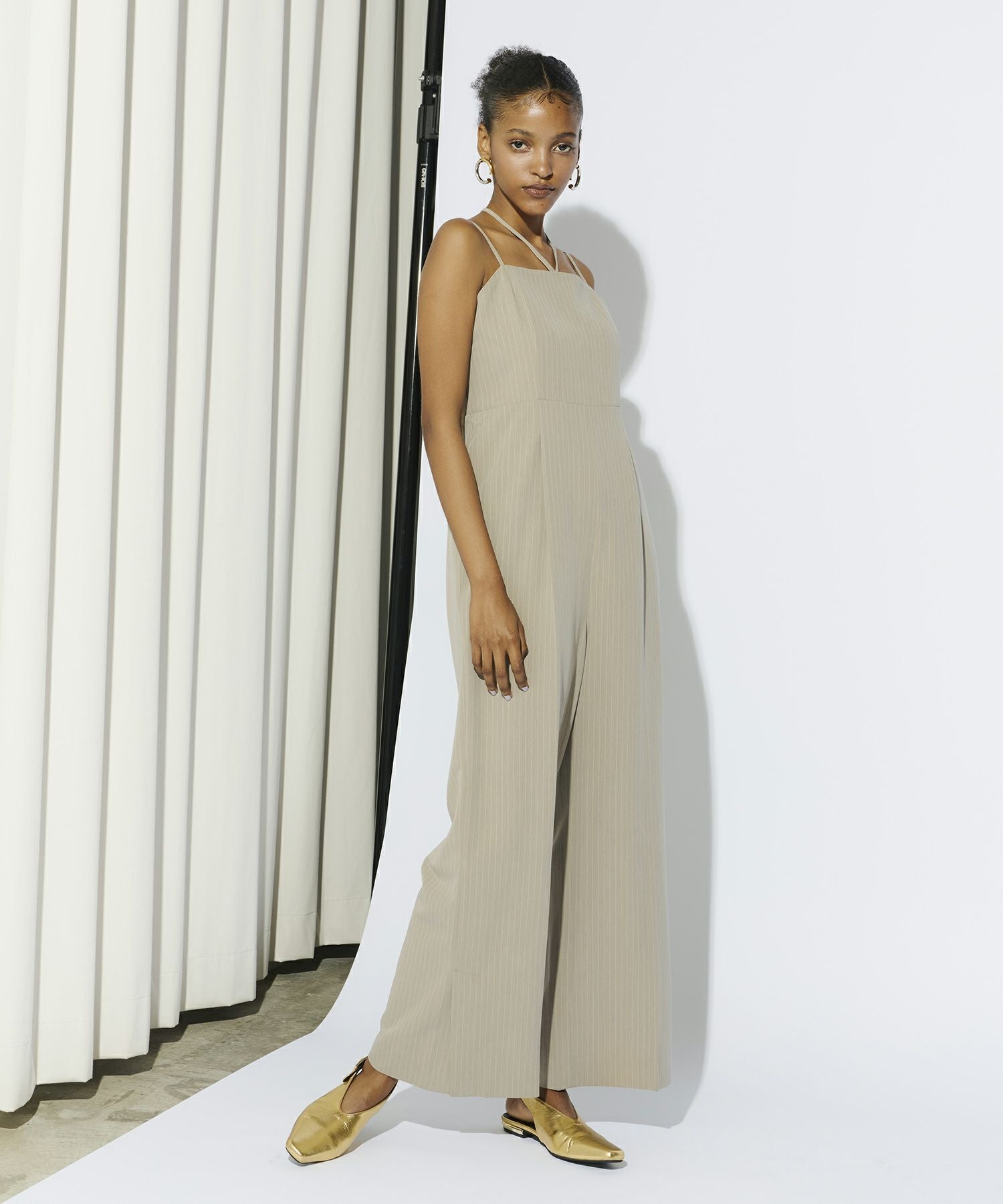 pinstripe all in one dress | ANDRESD