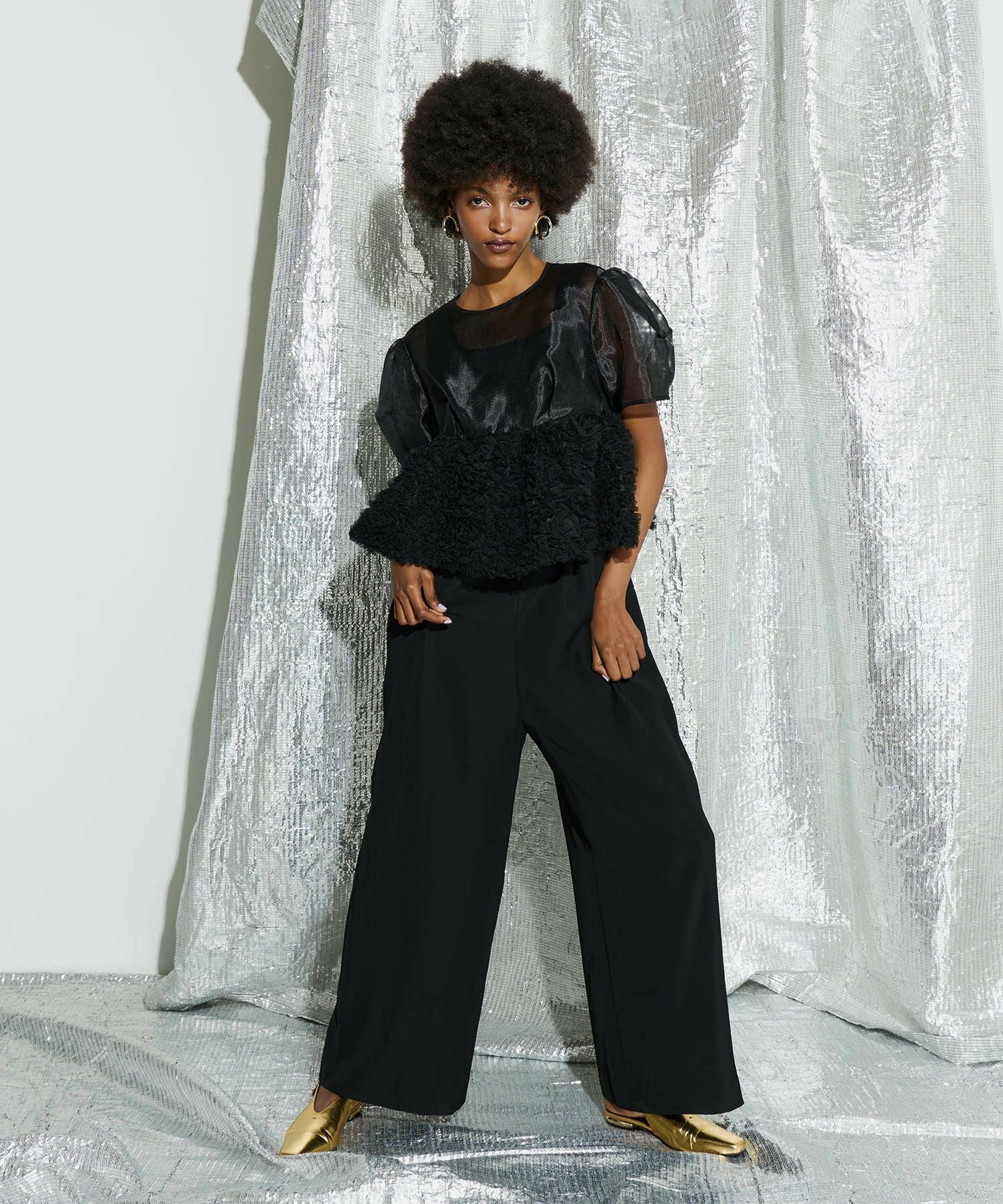 swell peplum set up pants dress | ANDRESD