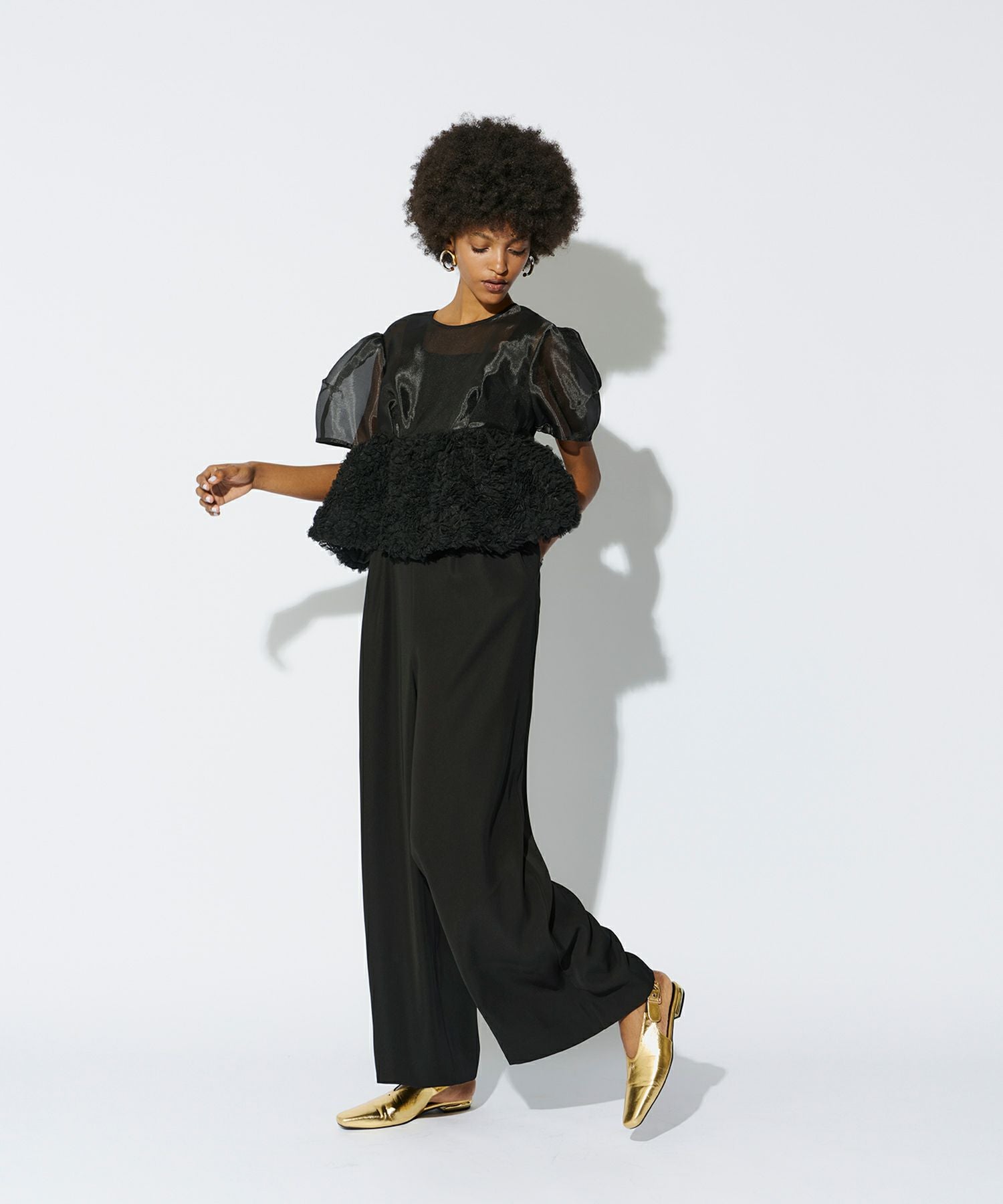 swell peplum set up pants dress | ANDRESD