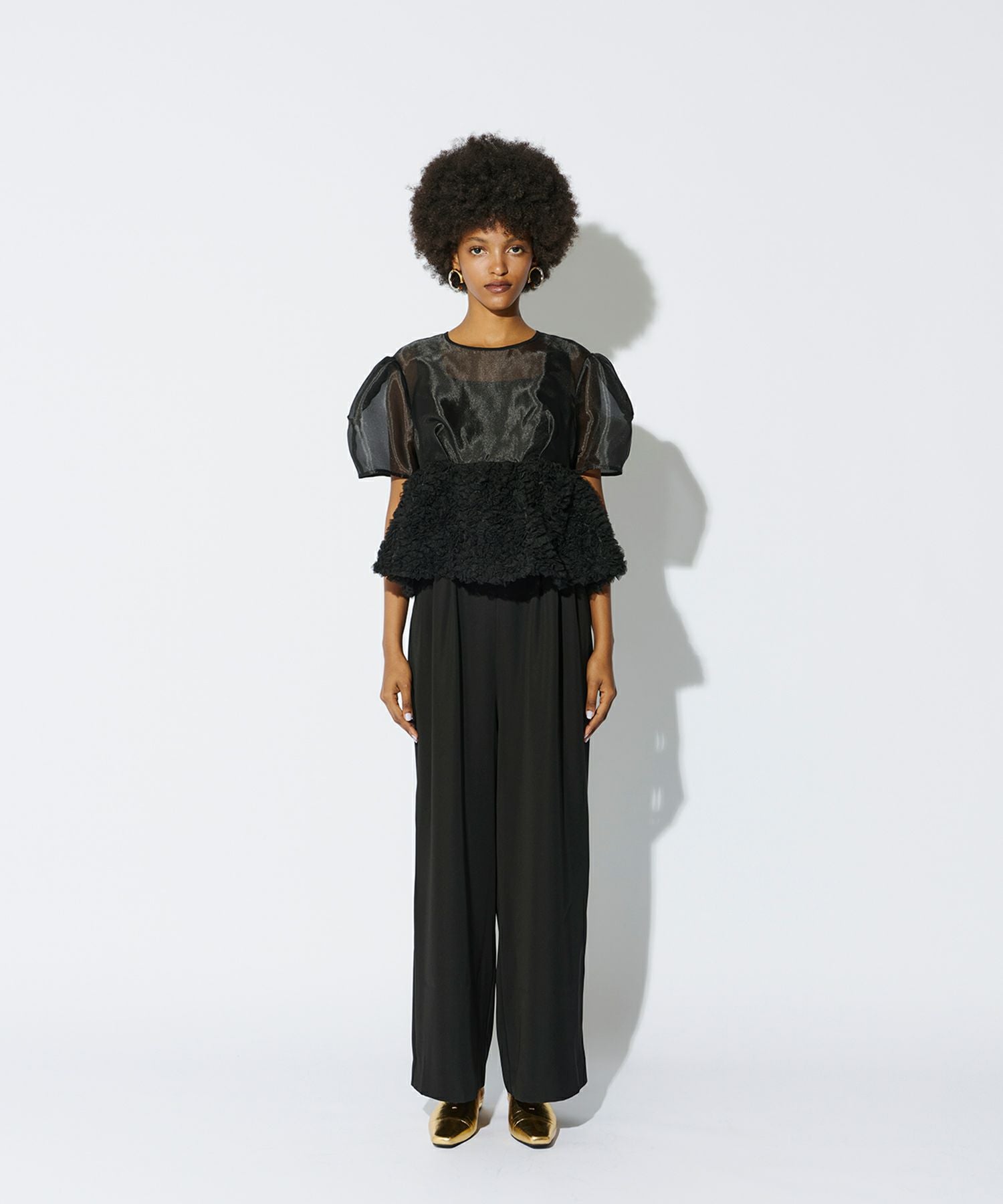 swell peplum set up pants dress | ANDRESD