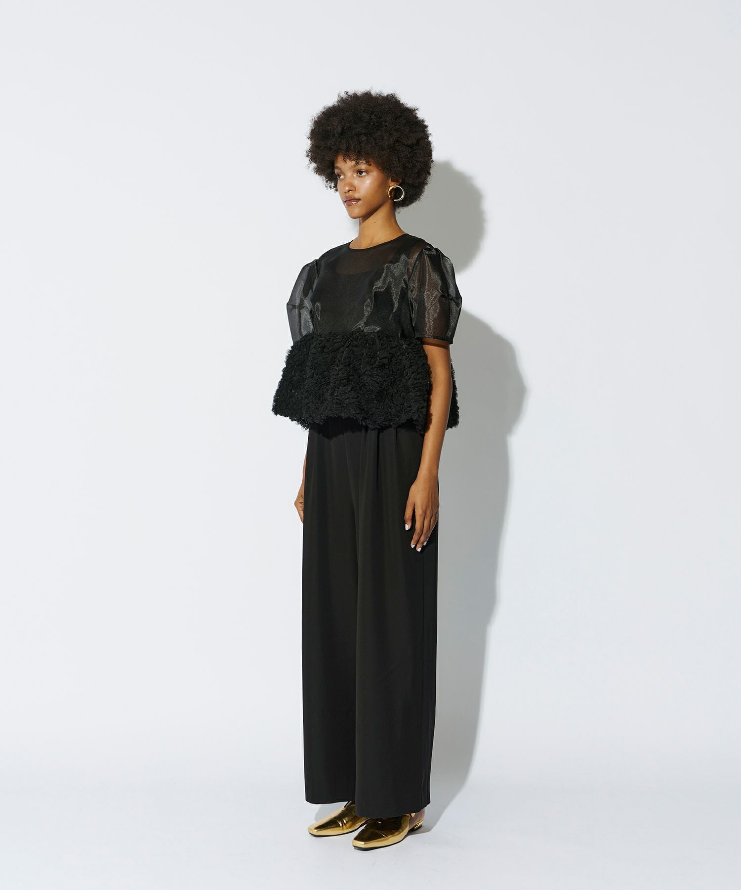 swell peplum set up pants dress | ANDRESD