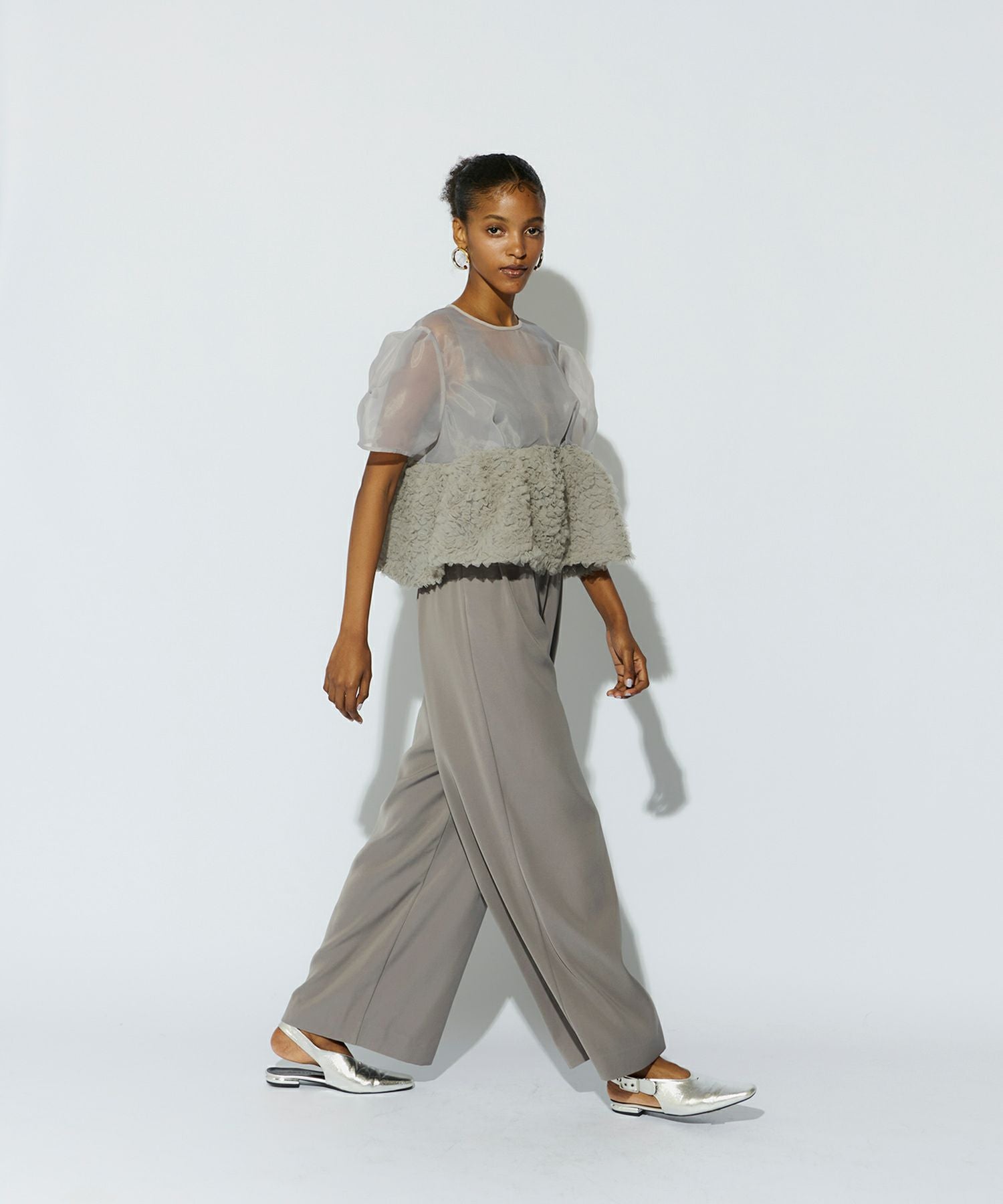 swell peplum set up pants dress | ANDRESD