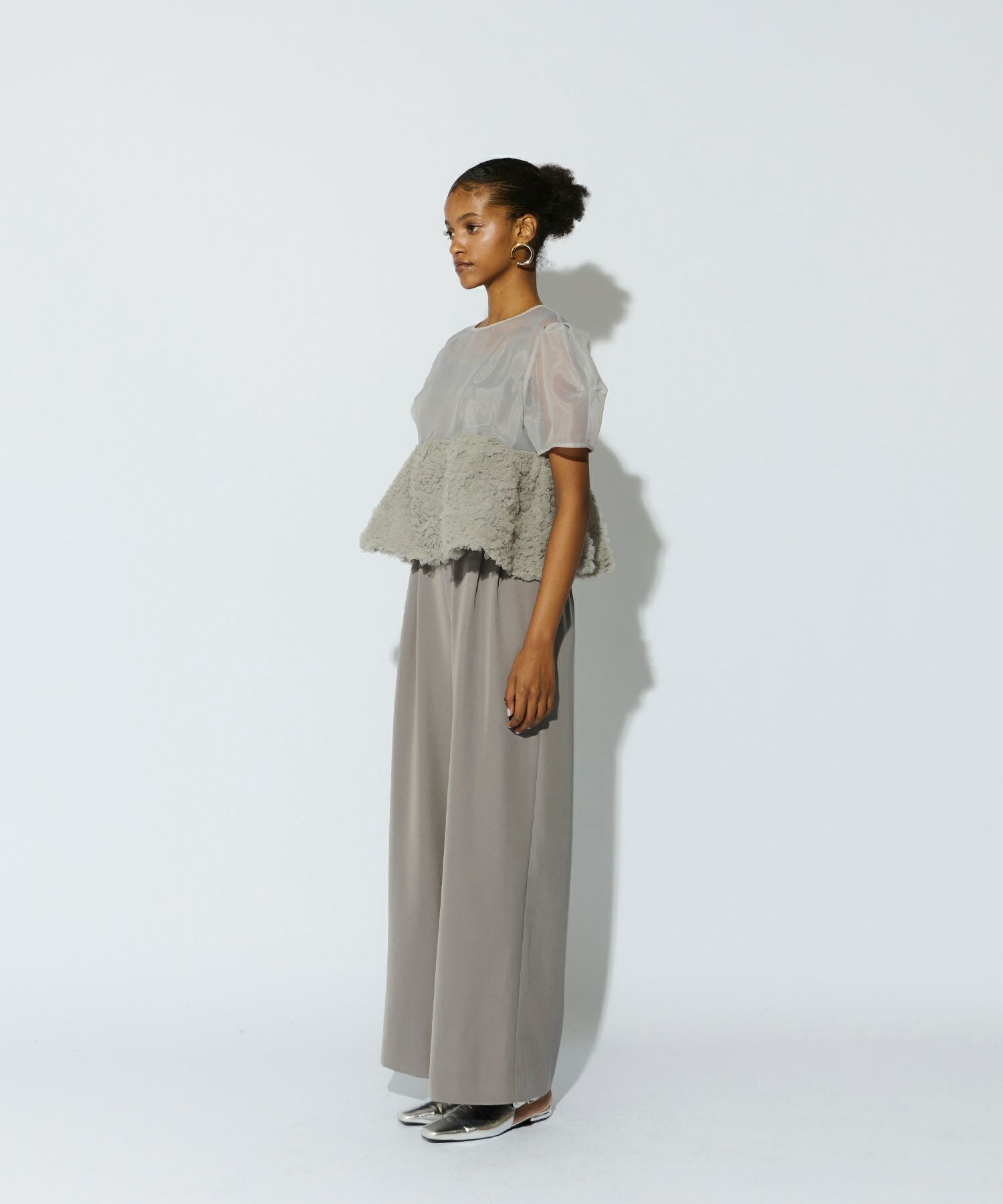 swell peplum set up pants dress | ANDRESD