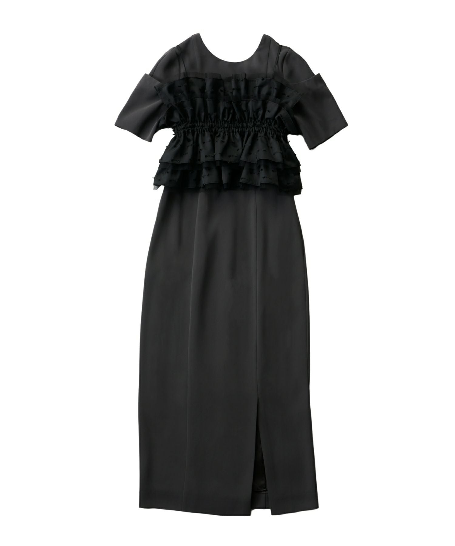 ribbon jacquard bustier dress | ANDRESD