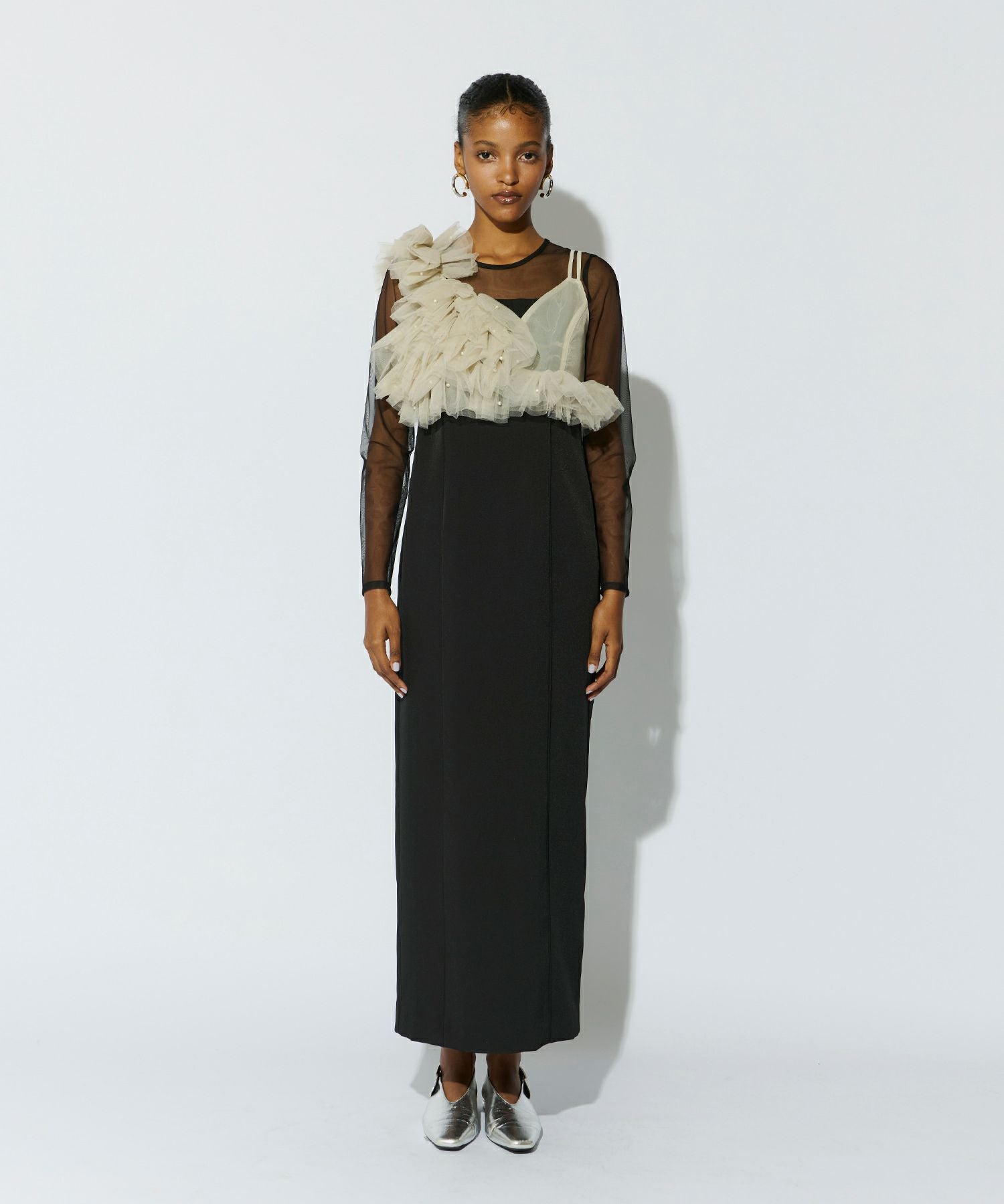 pearl bustier dress | ANDRESD