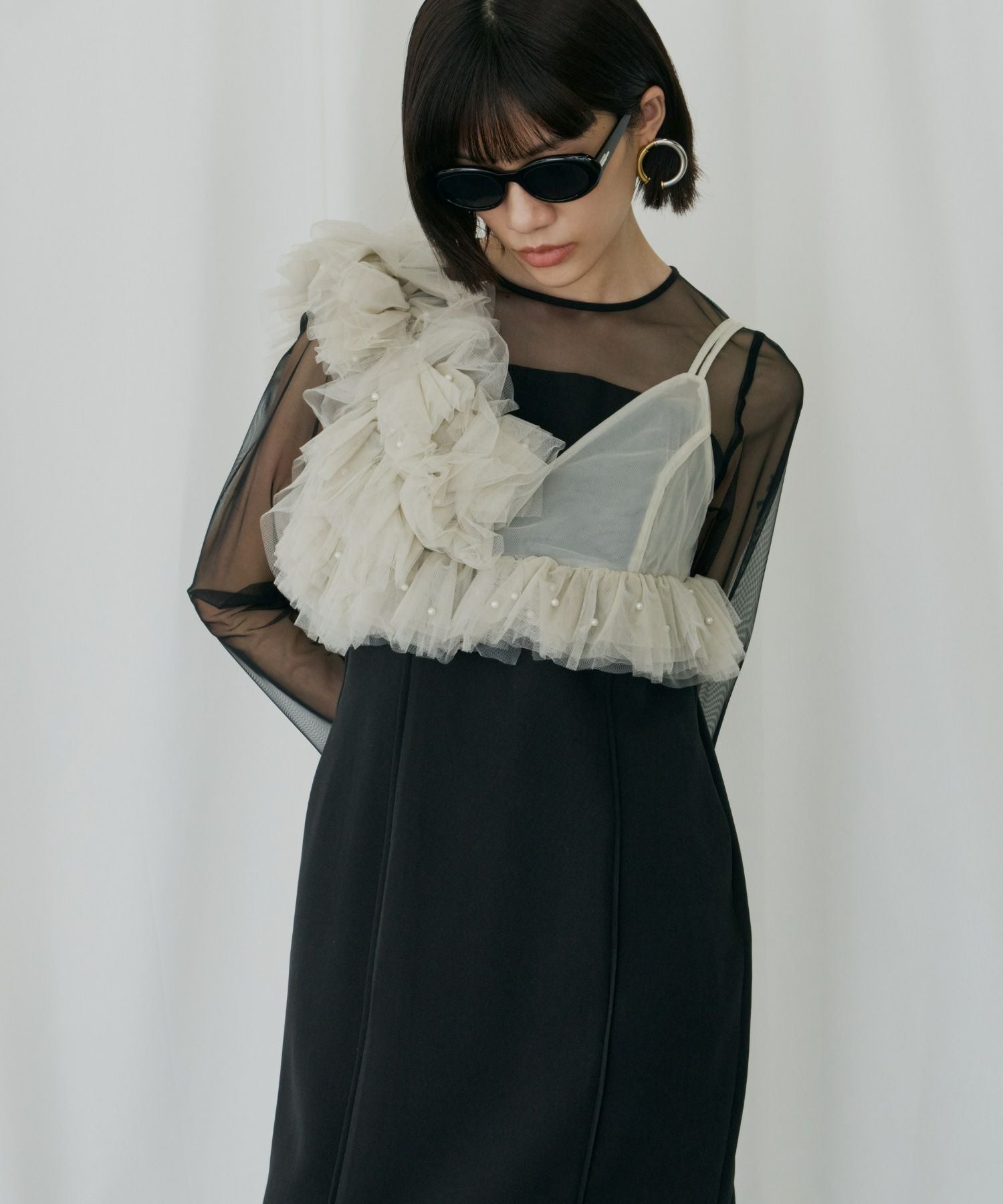 pearl bustier dress | ANDRESD