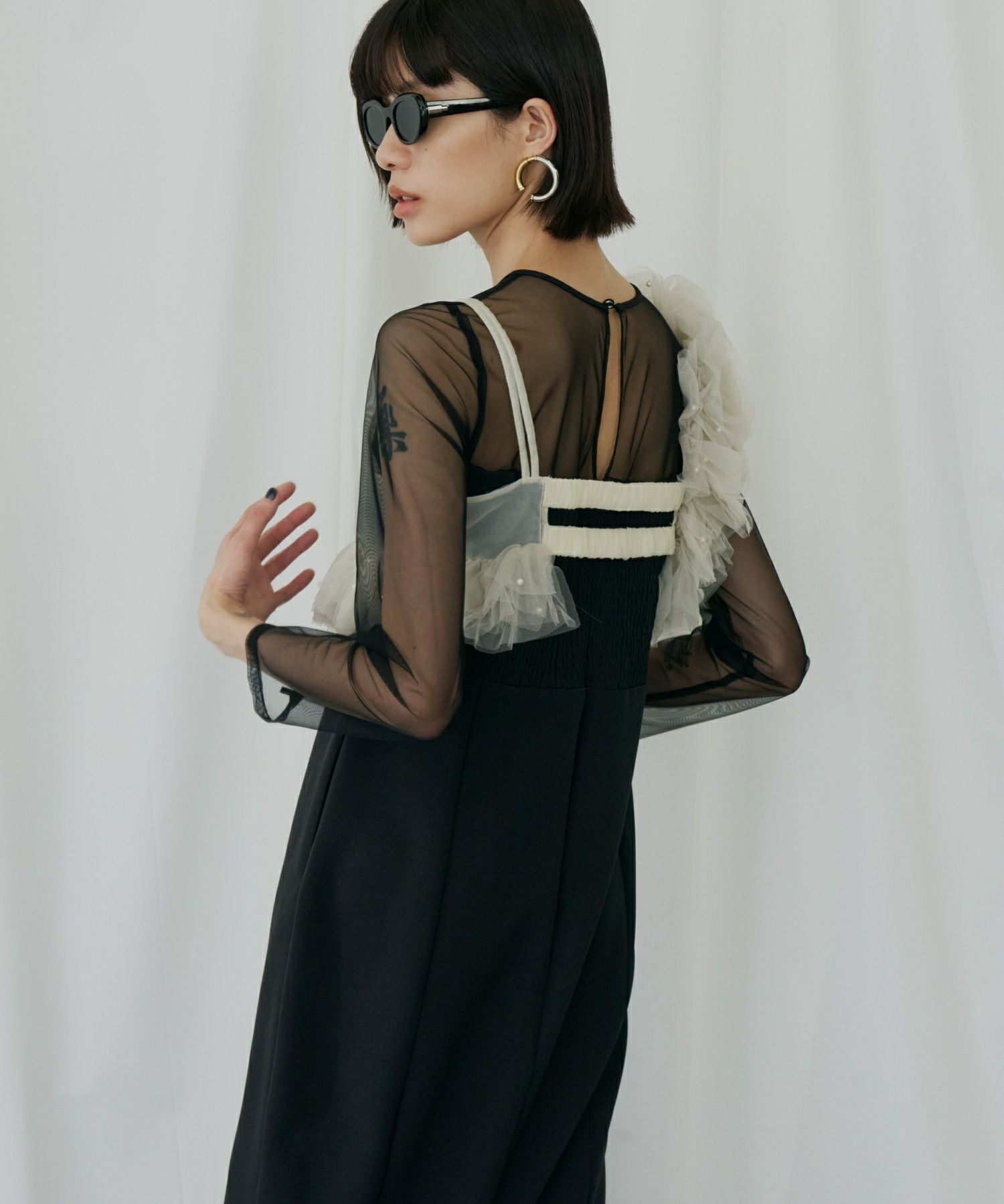 pearl bustier dress | ANDRESD