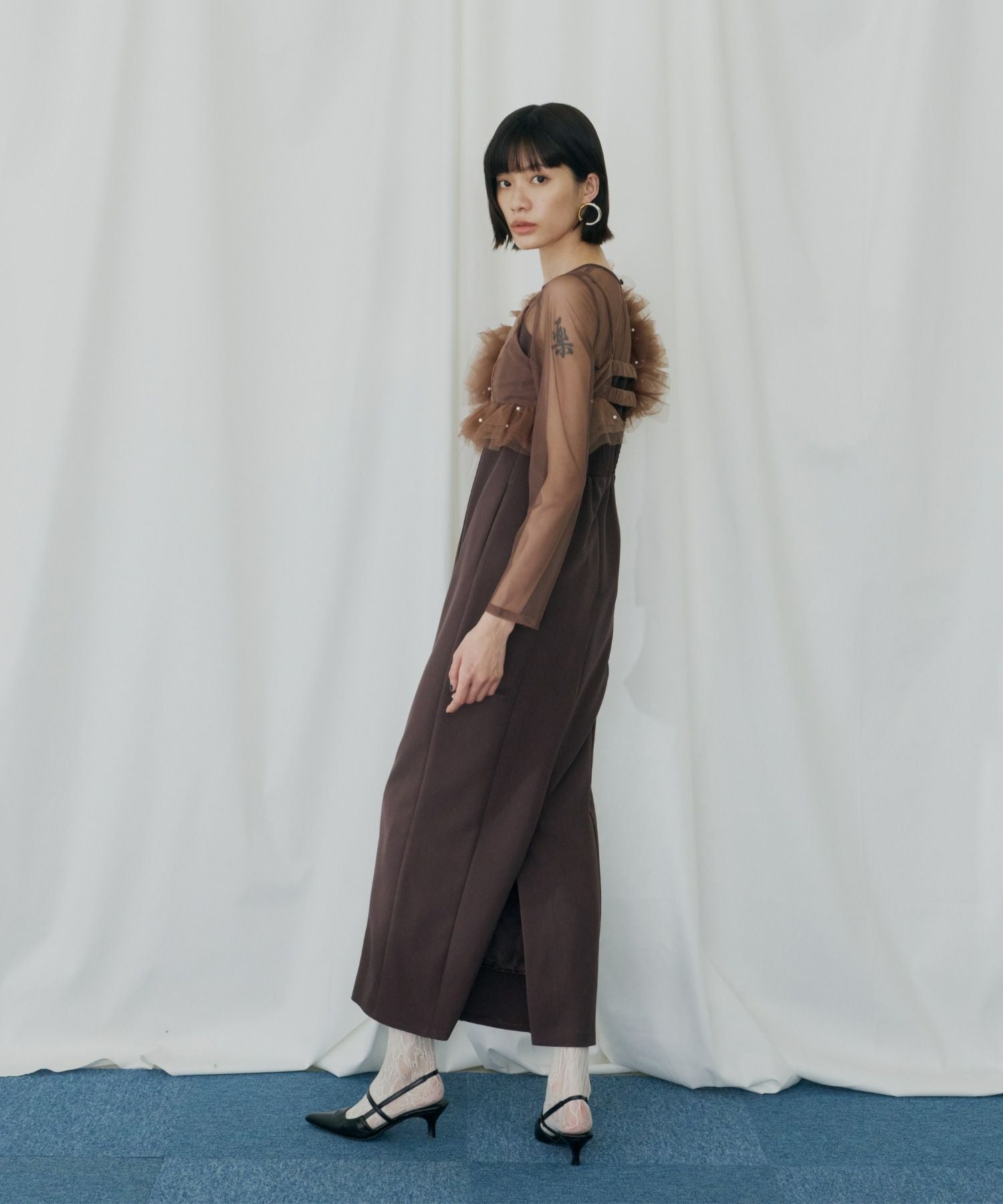pearl bustier dress | ANDRESD