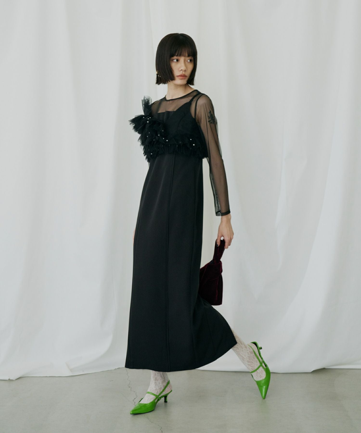 スーツ・フォーマル・ドレス pearl bustier dress pearl bustier dress | ANDRESD