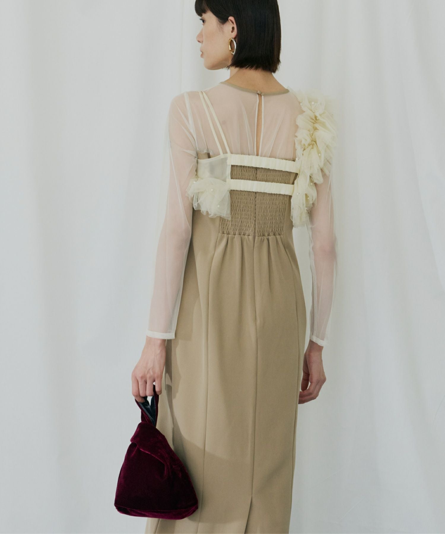 pearl bustier dress | ANDRESD