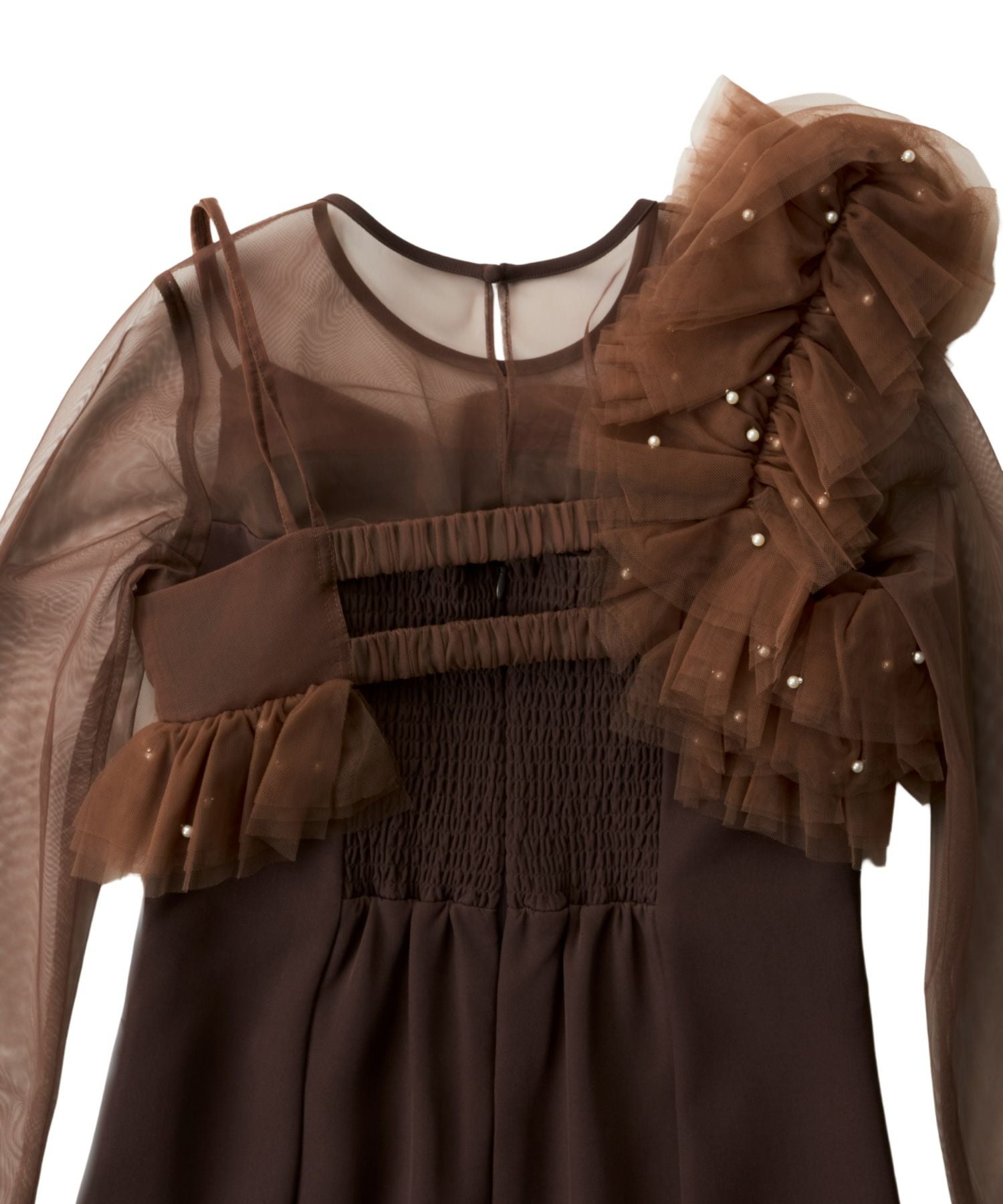 pearl bustier dress | ANDRESD