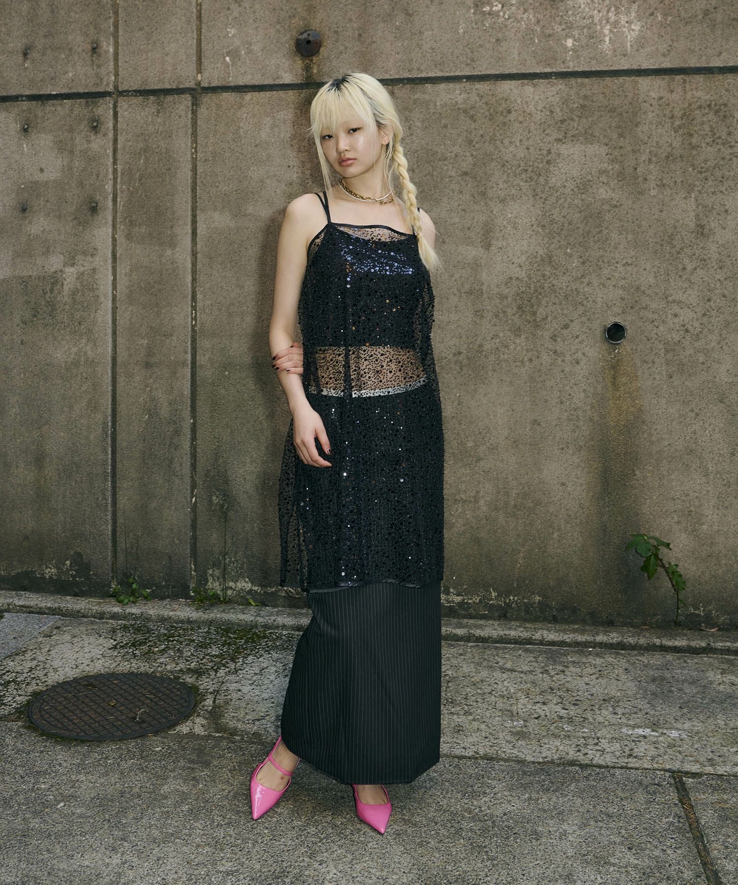 kirakira spangle dress | ANDRESD