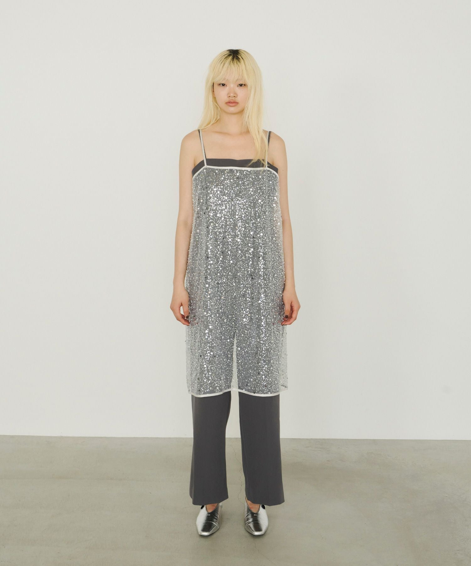 【新品未使用】andresd kirakira spangle dress kirakira spangle dress | ANDRESD