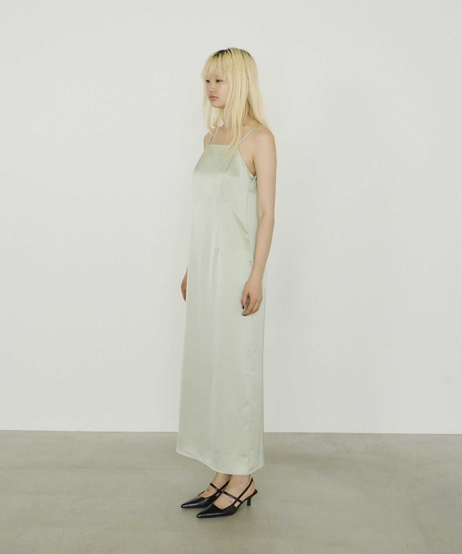 satin minimal dress | ANDRESD