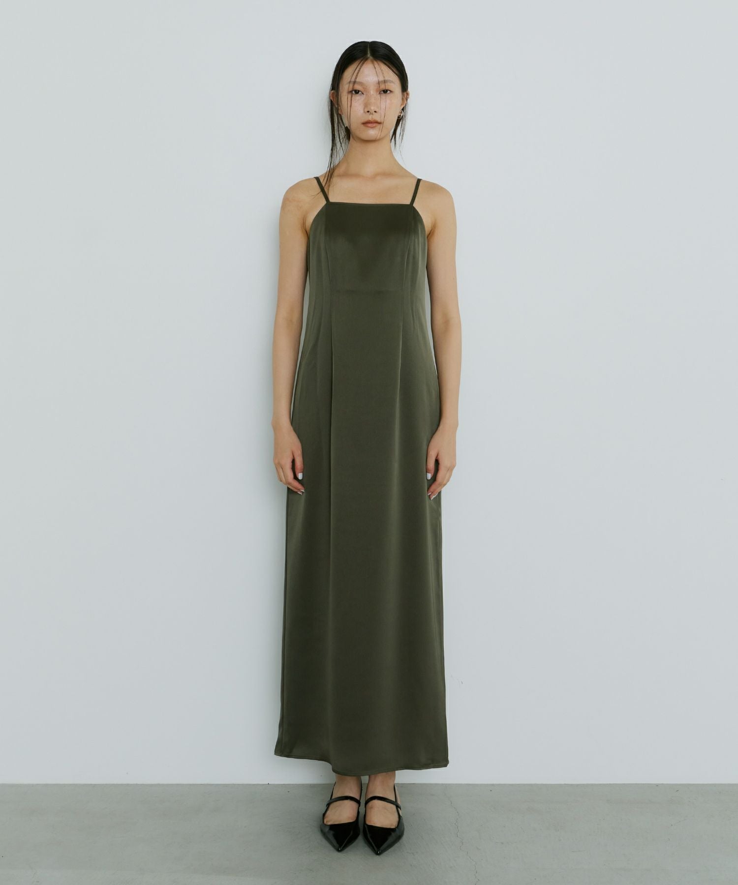 satin minimal dress | ANDRESD