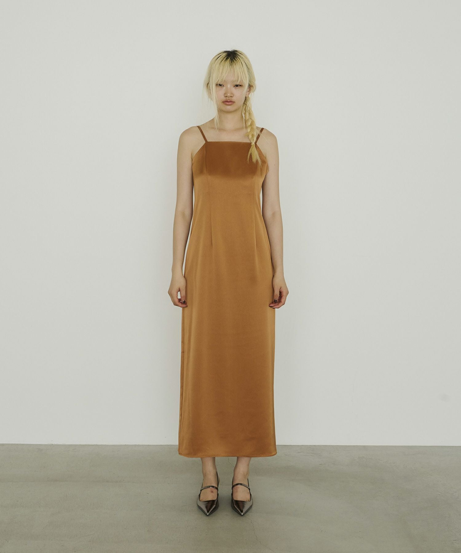 satin minimal dress | ANDRESD